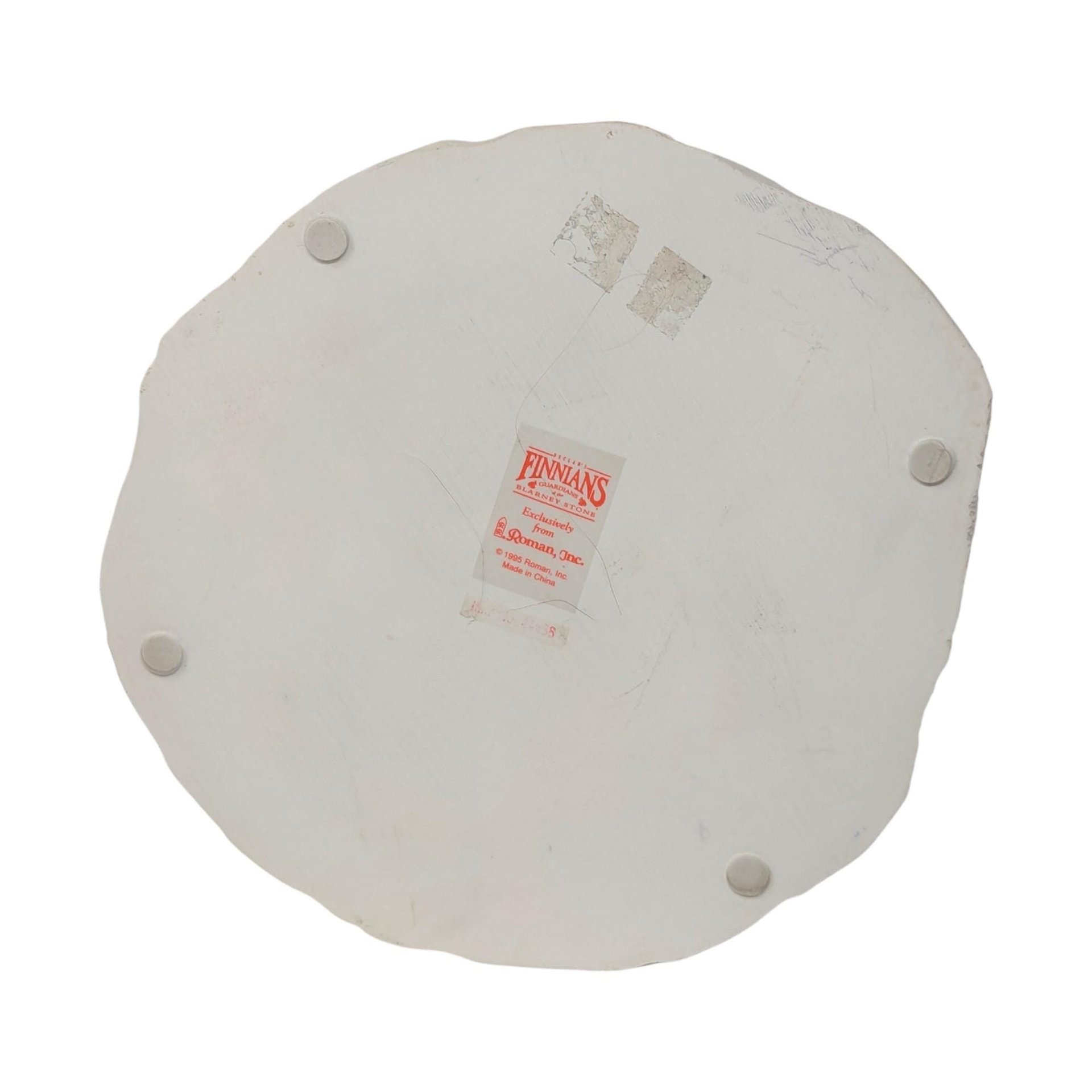 Vintage 1995 Finnians Christmas Figure: Roman Inc. Irish Leprechaun Pudding Decor