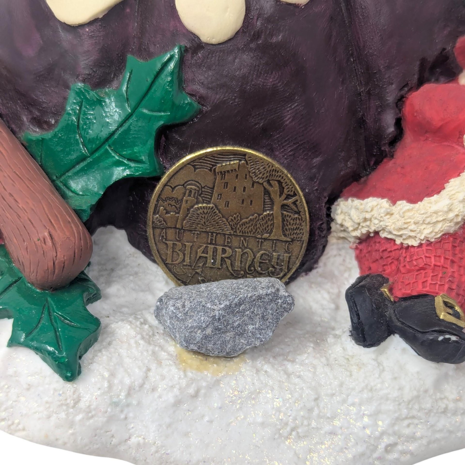 Vintage 1995 Finnians Christmas Figure: Roman Inc. Irish Leprechaun Pudding Decor