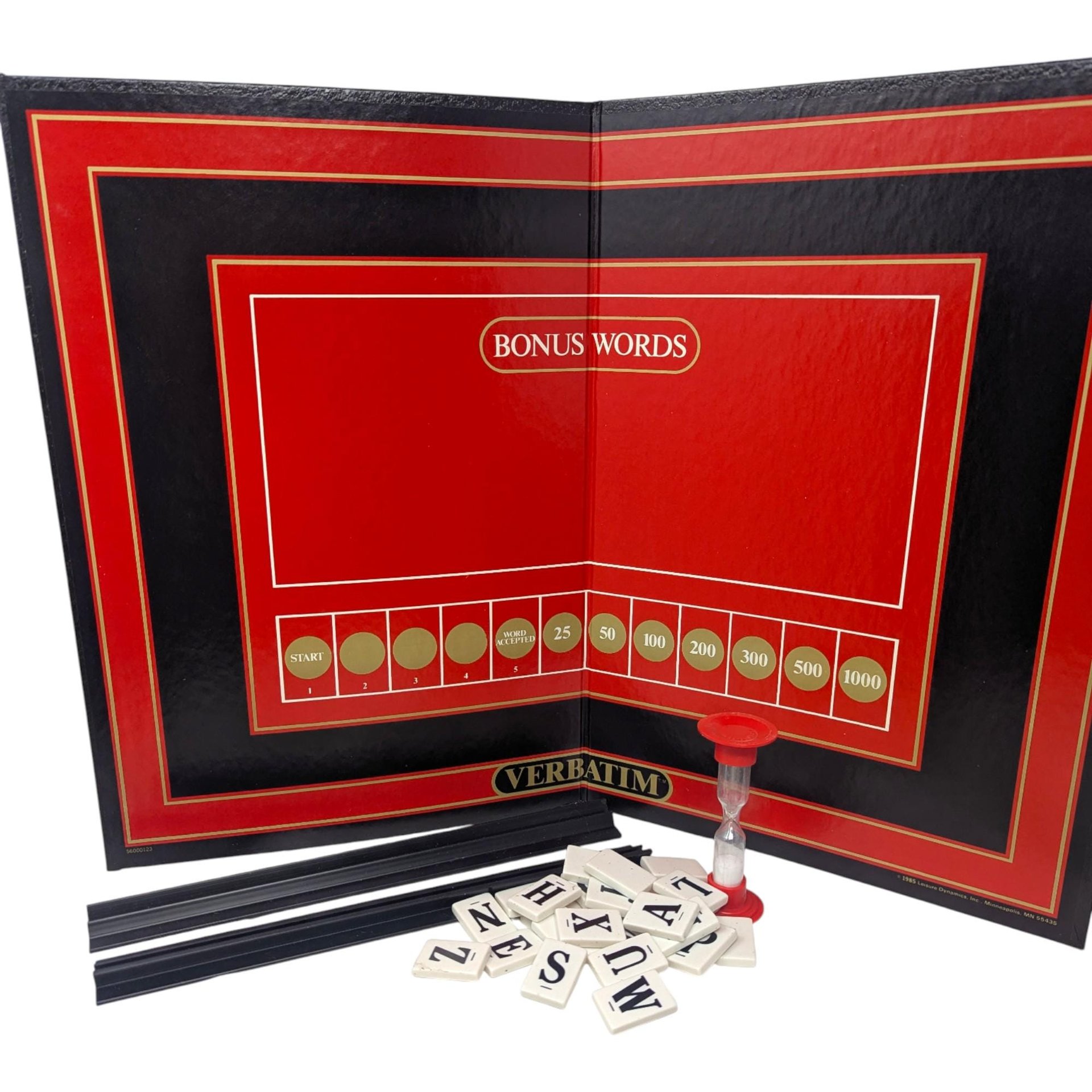 Vintage 1985 Verbatim Board Game: Lakeside Word Strategy Complete