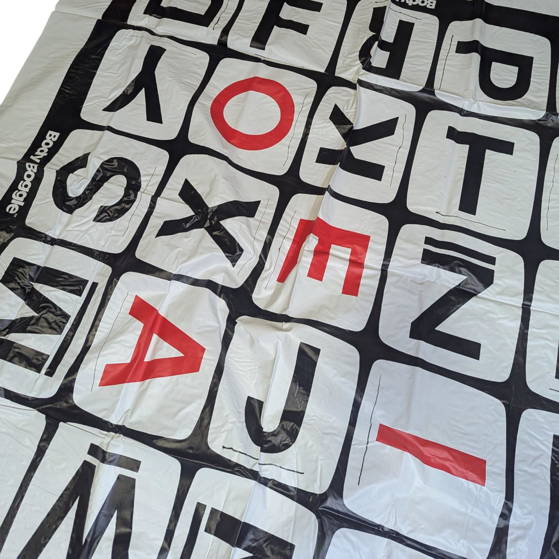 Vintage 1984 Body Boggle Game: Parker Brothers Floor Party Activity