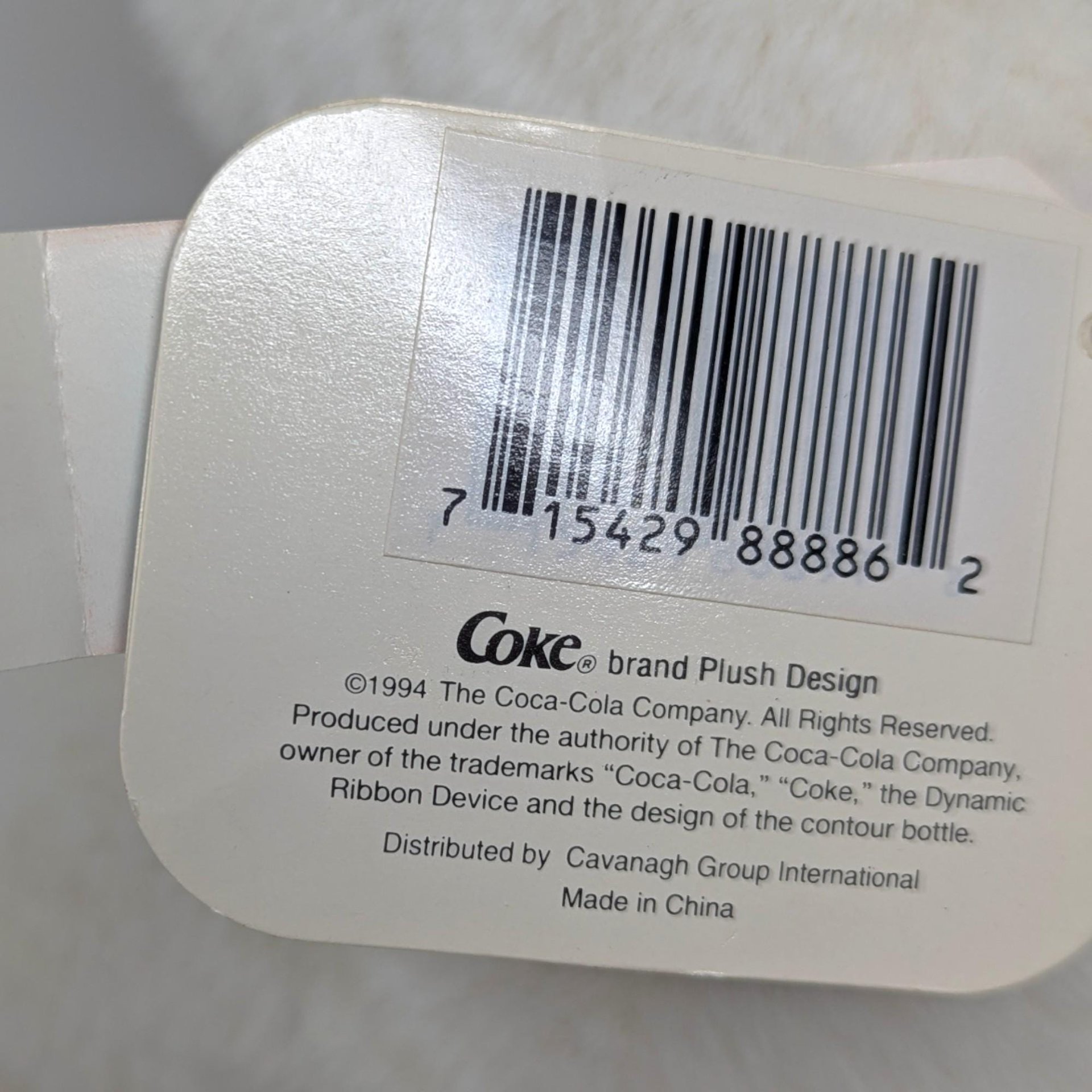 Vintage 1990s Coca-Cola Polar Bear Plush: The Coca-Cola Company