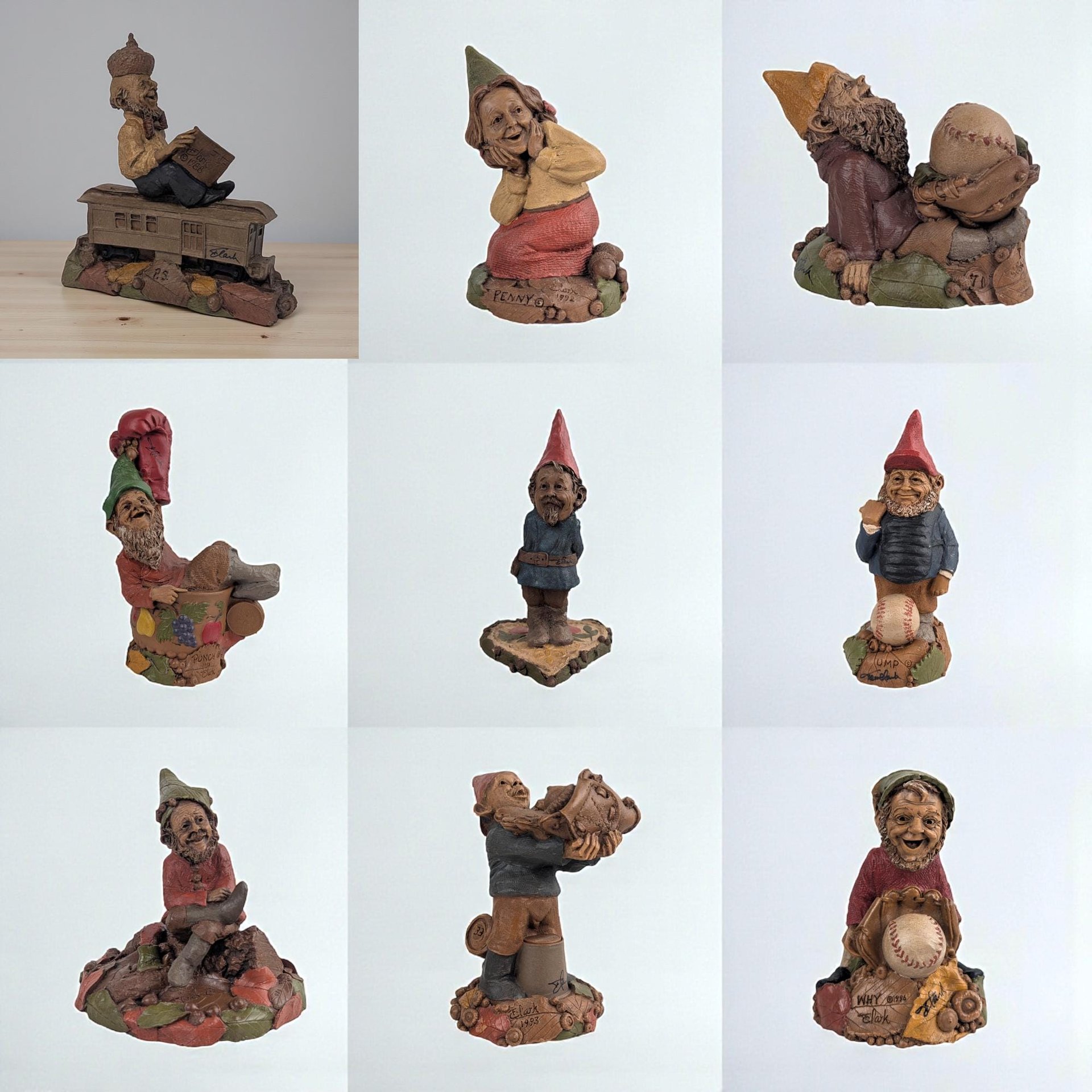 Vintage Tom Clark Cairn Studio Gnome Figurine Choice