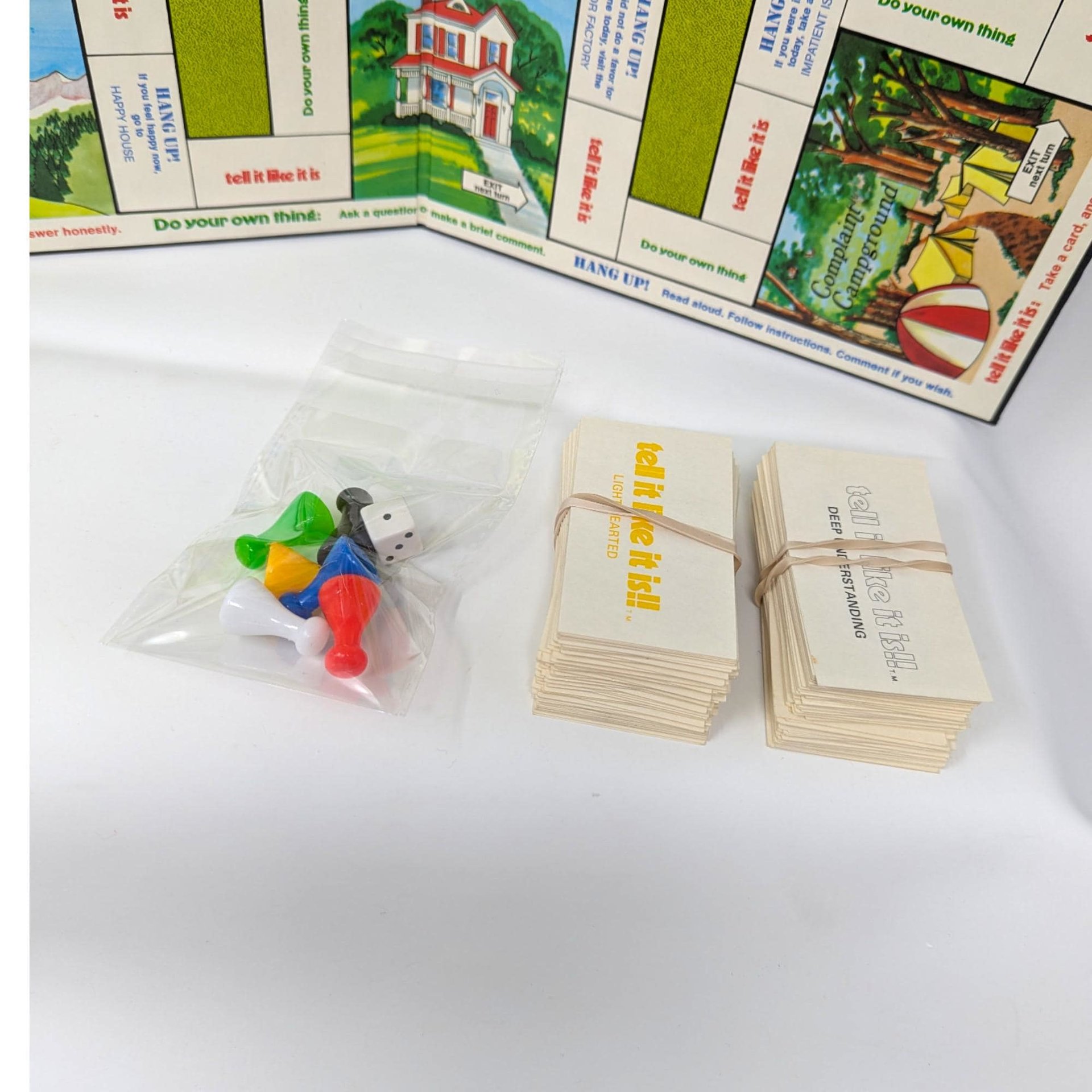 Vintage 1975 The Ungame Board Game: Tell It Like It Is Communication Set