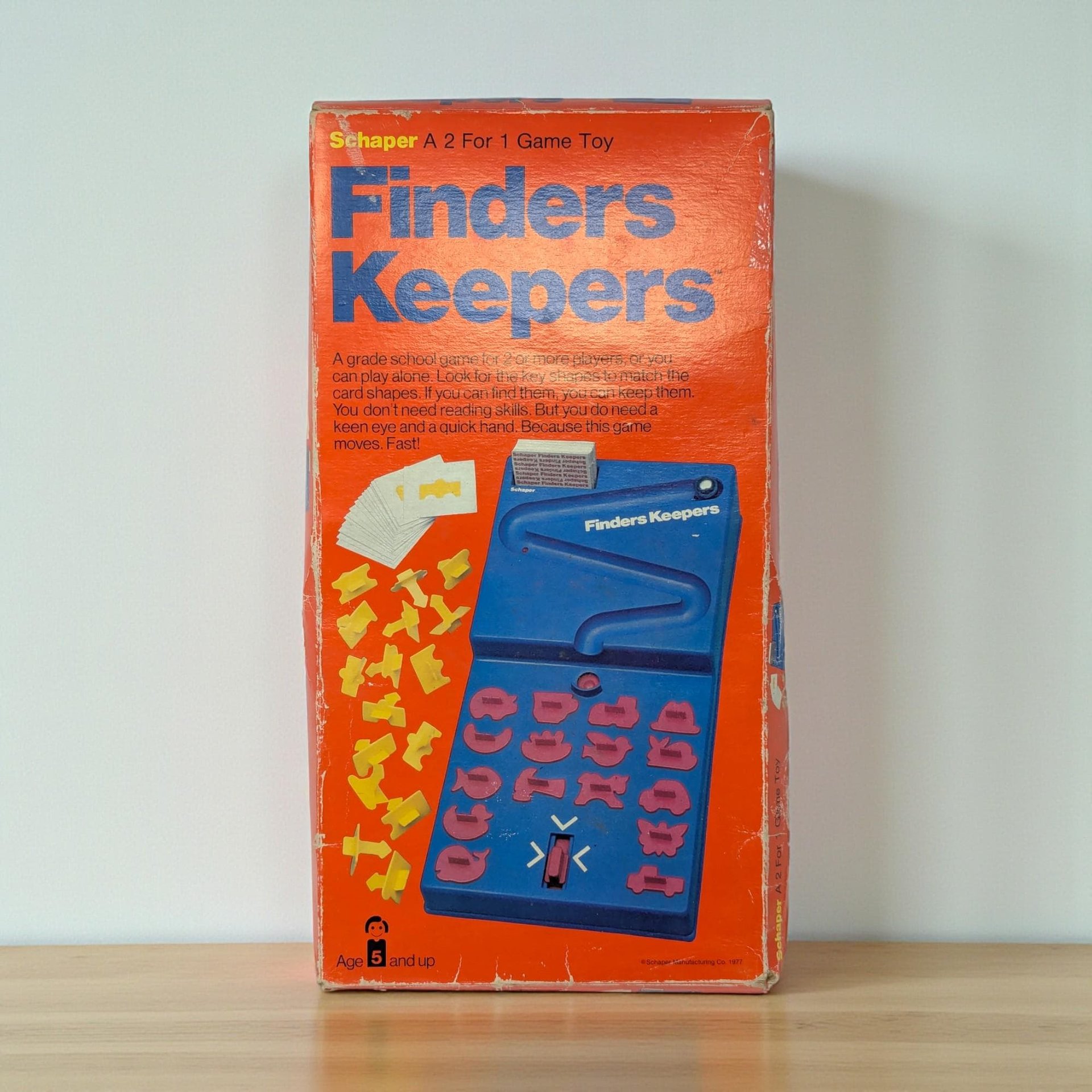 Vintage 1977 Finders Keepers Game: Schaper
