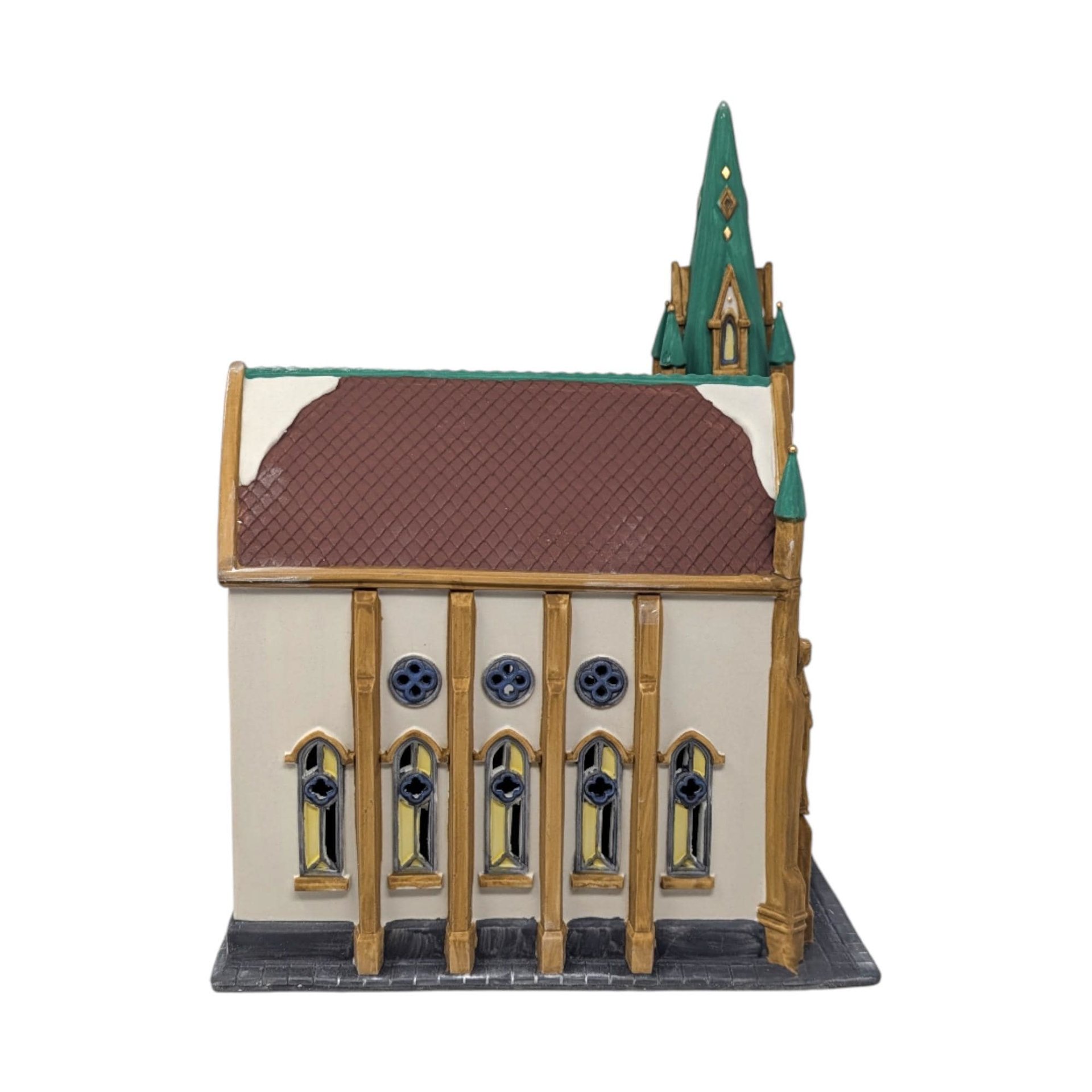 Vintage 1990 All Saints Corner Church: Dept 56 Christmas in the City