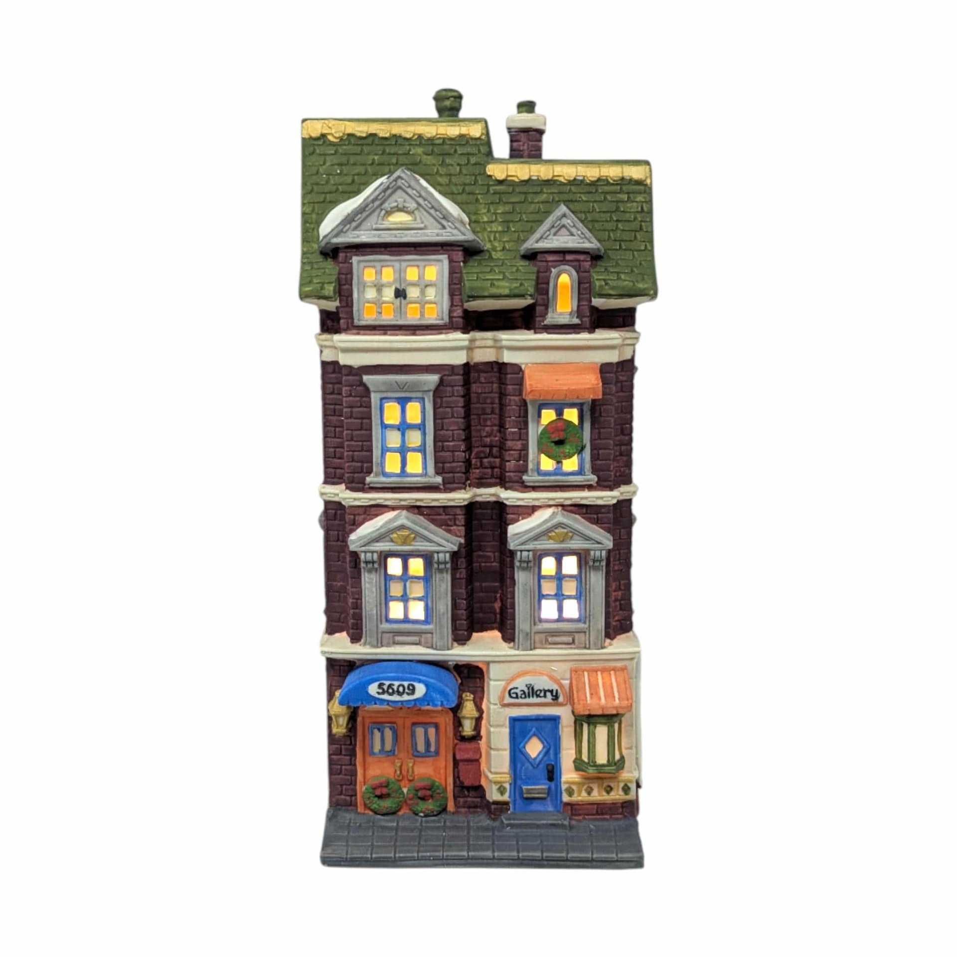 Vintage 5609 Park Avenue Townhouse: 1989 Dept 56 Christmas in the City