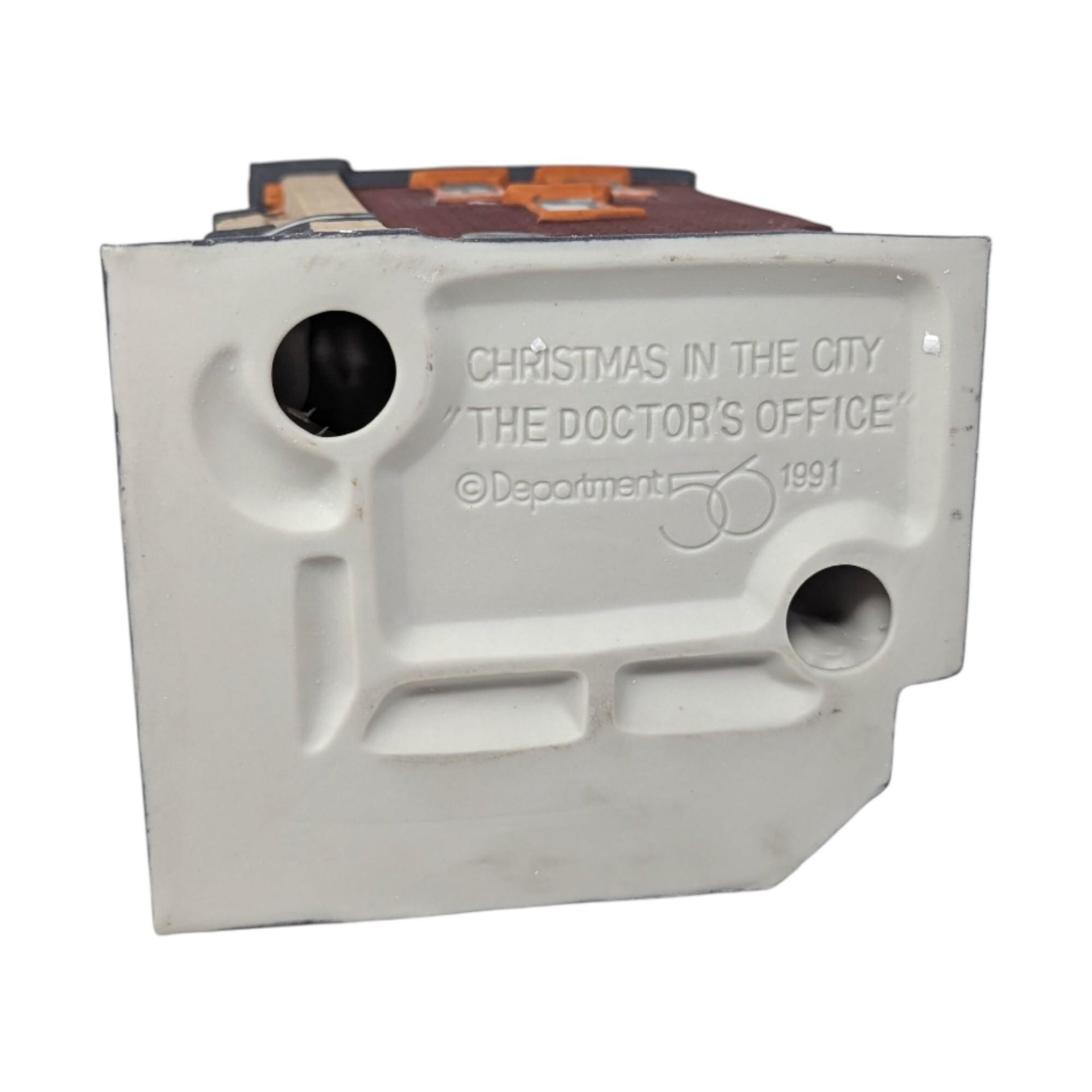 1991 The Doctor's Office Building: Dept 56 Christmas in the City Series