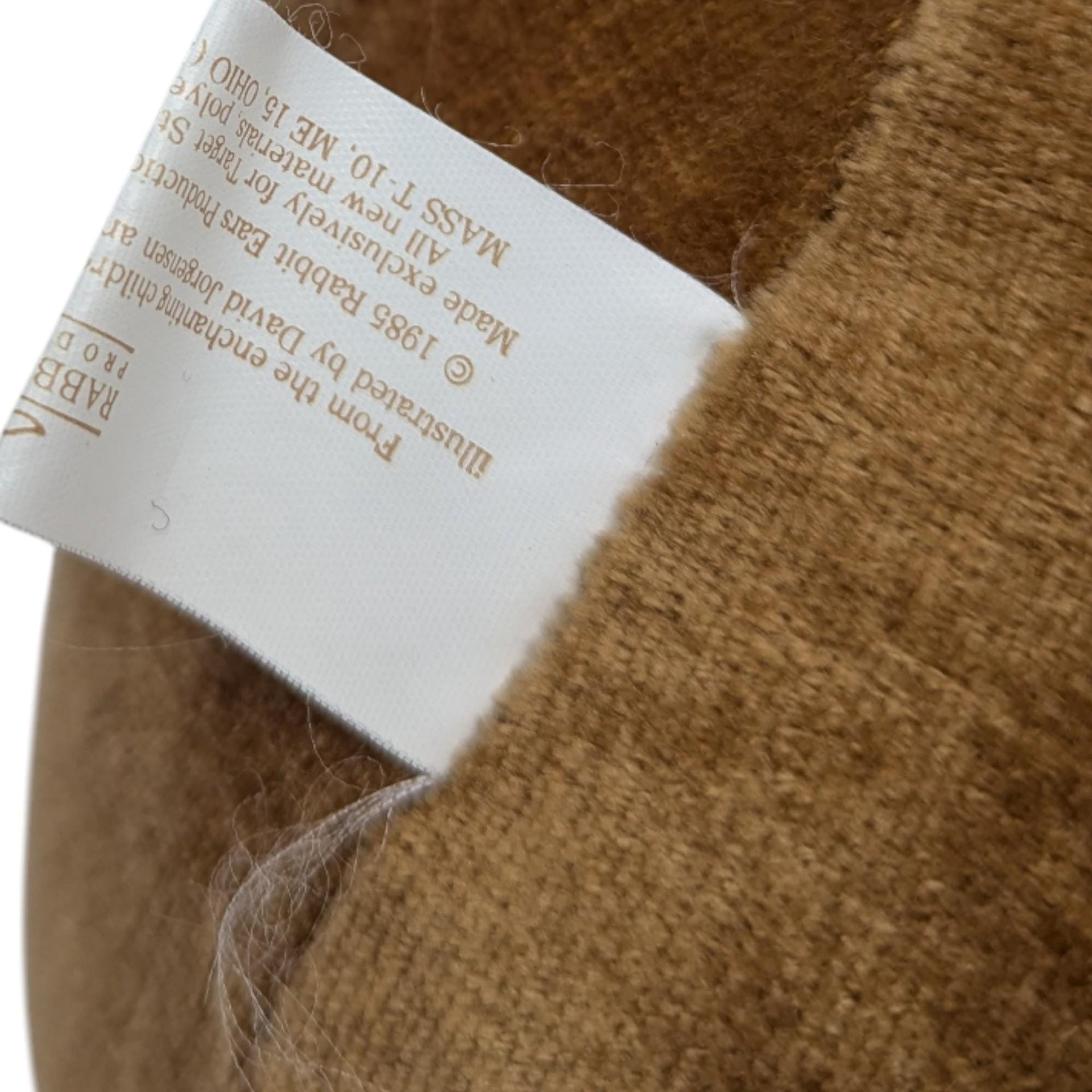 Vintage 1985 Rabbit Ears Plush: Storybook Stuffed Animal