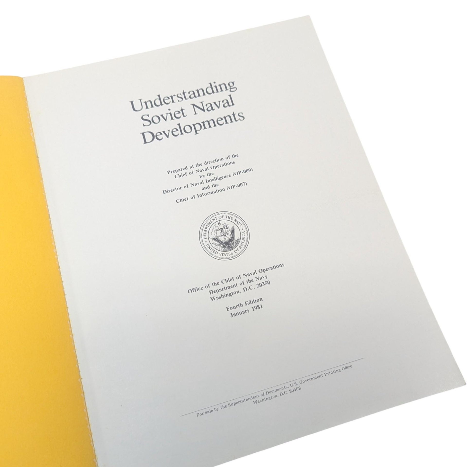 Vintage 1980s Soviet Military Power & Naval Books: Dept of Defense