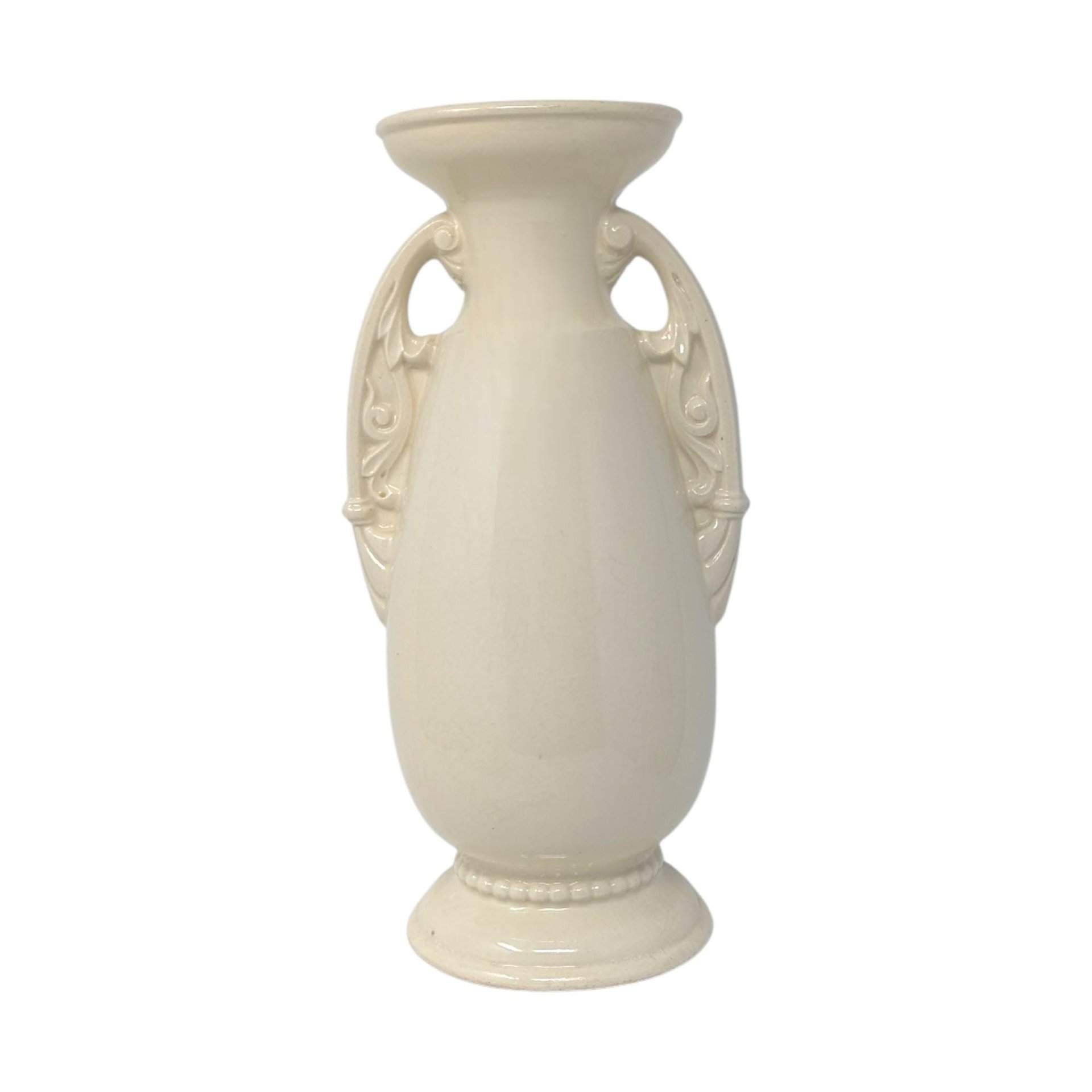 1950s 'Neoclassical' McCoy Pottery Cream Urn Vase