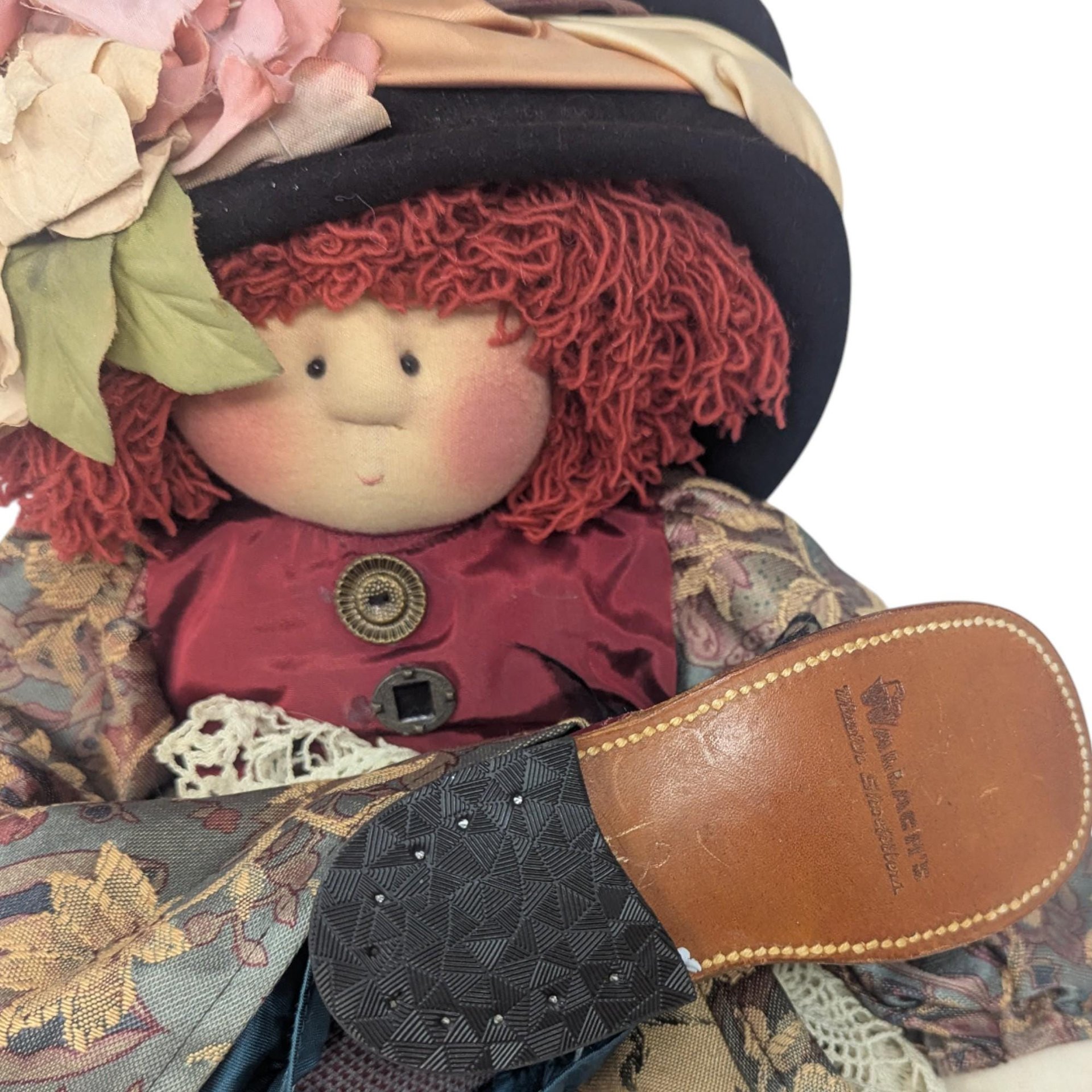 Vintage 1991 Little Souls Gretchen Wilson Mary Anne Doll: Handmade Signed Figurine