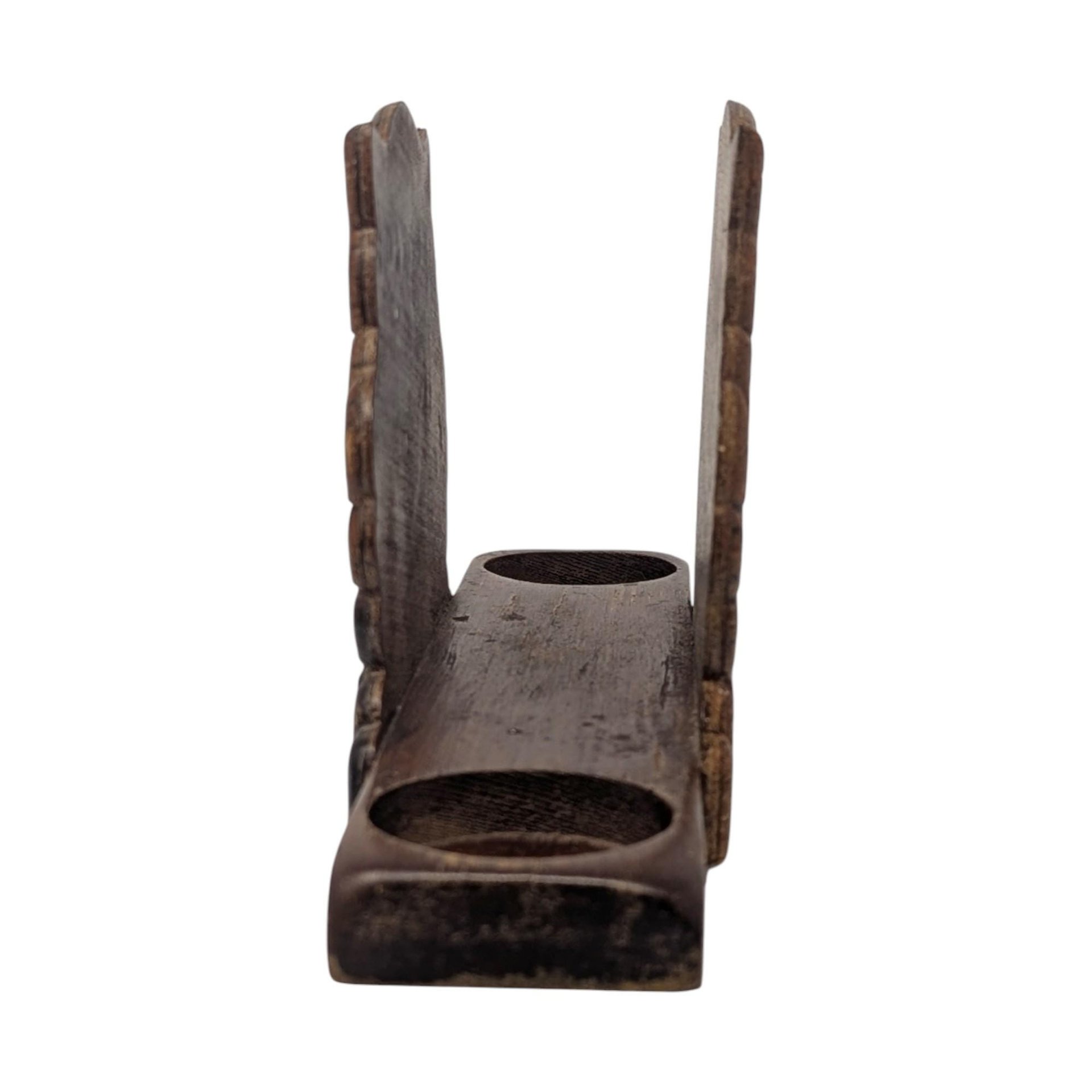 Vintage Wooden Owl Napkin Holder & Salt Pepper Caddy: Rustic Kitchen Decor