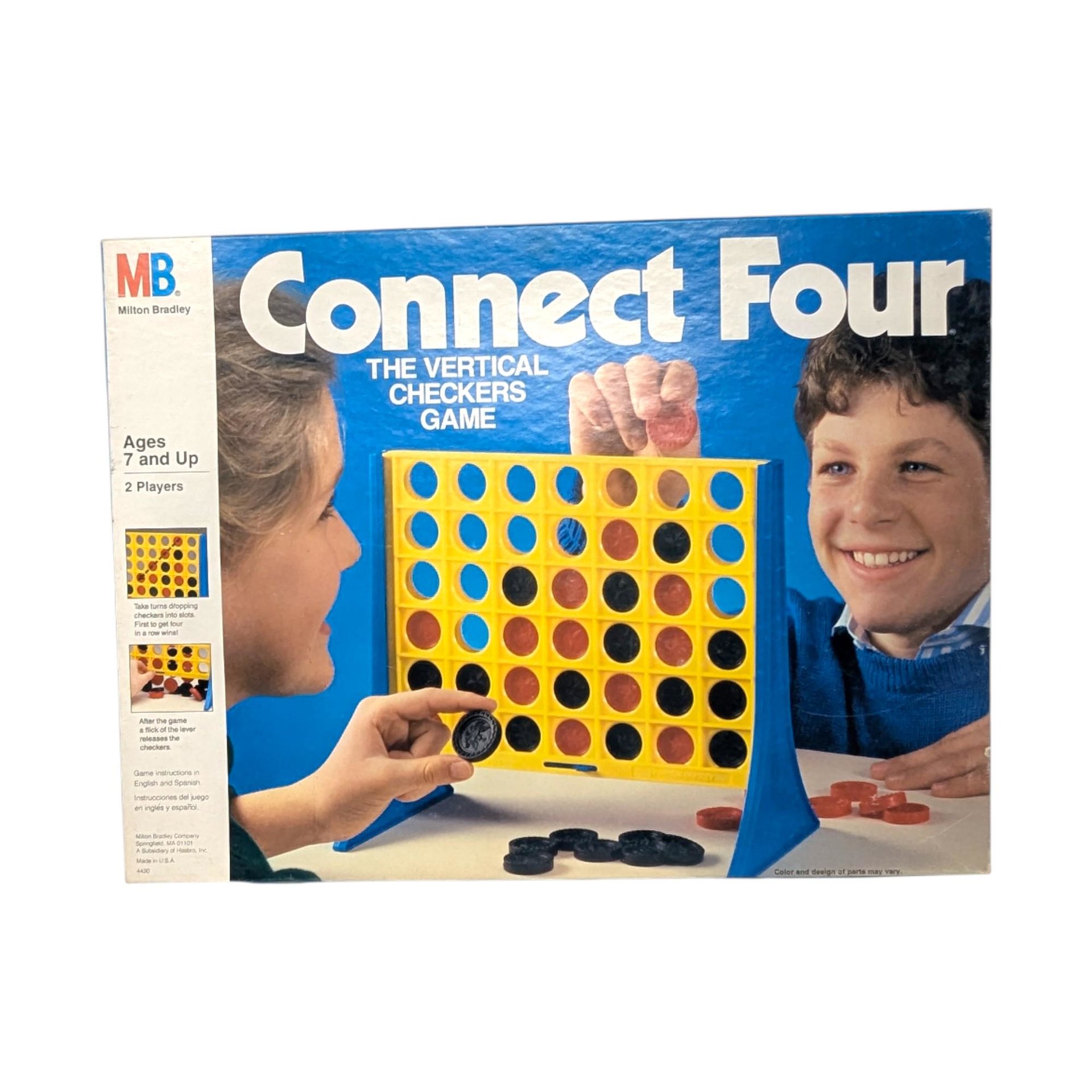 Vintage 1993 Connect Four Game: Milton Bradley