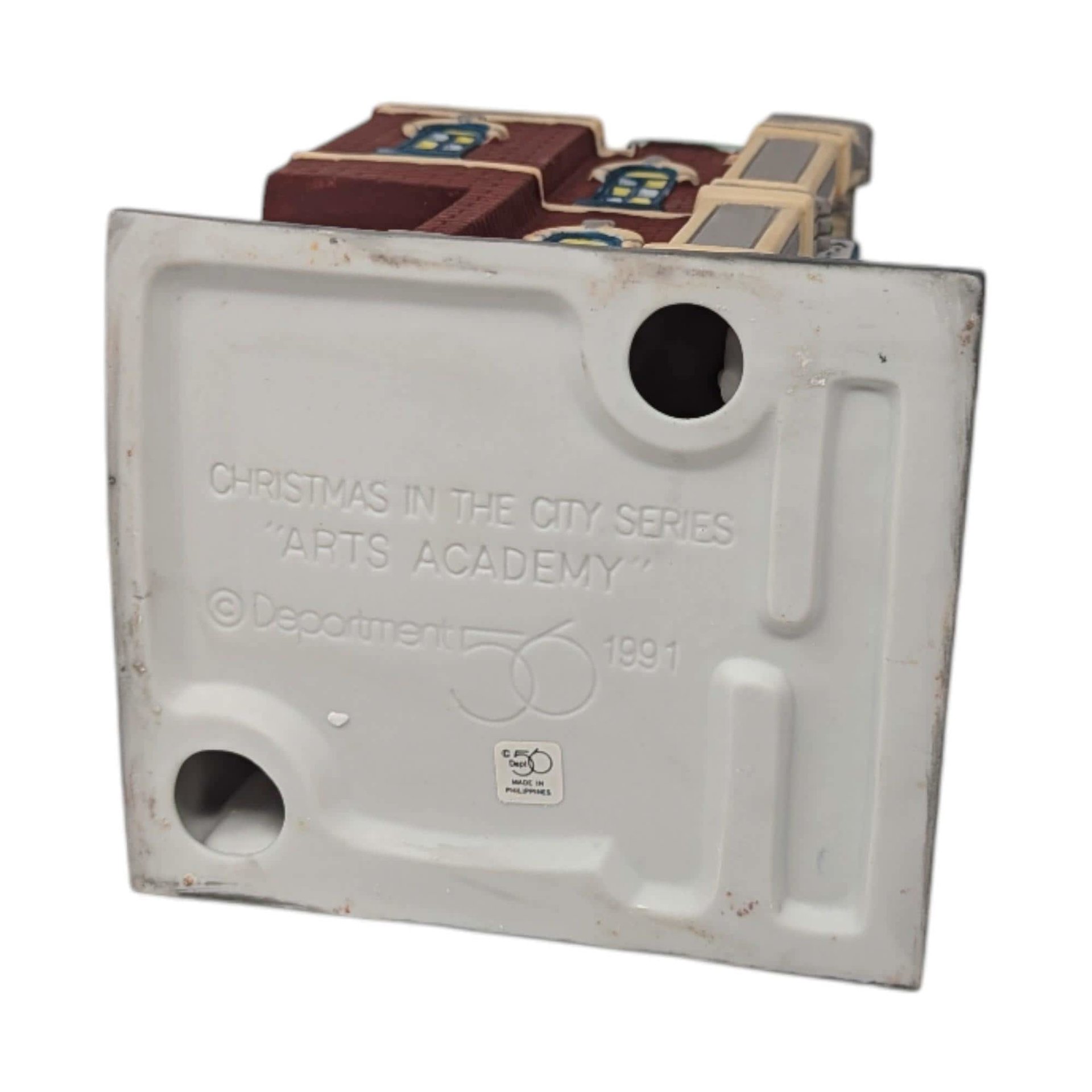 Vintage 1991 Arts Academy Building: Dept 56 Christmas in the City