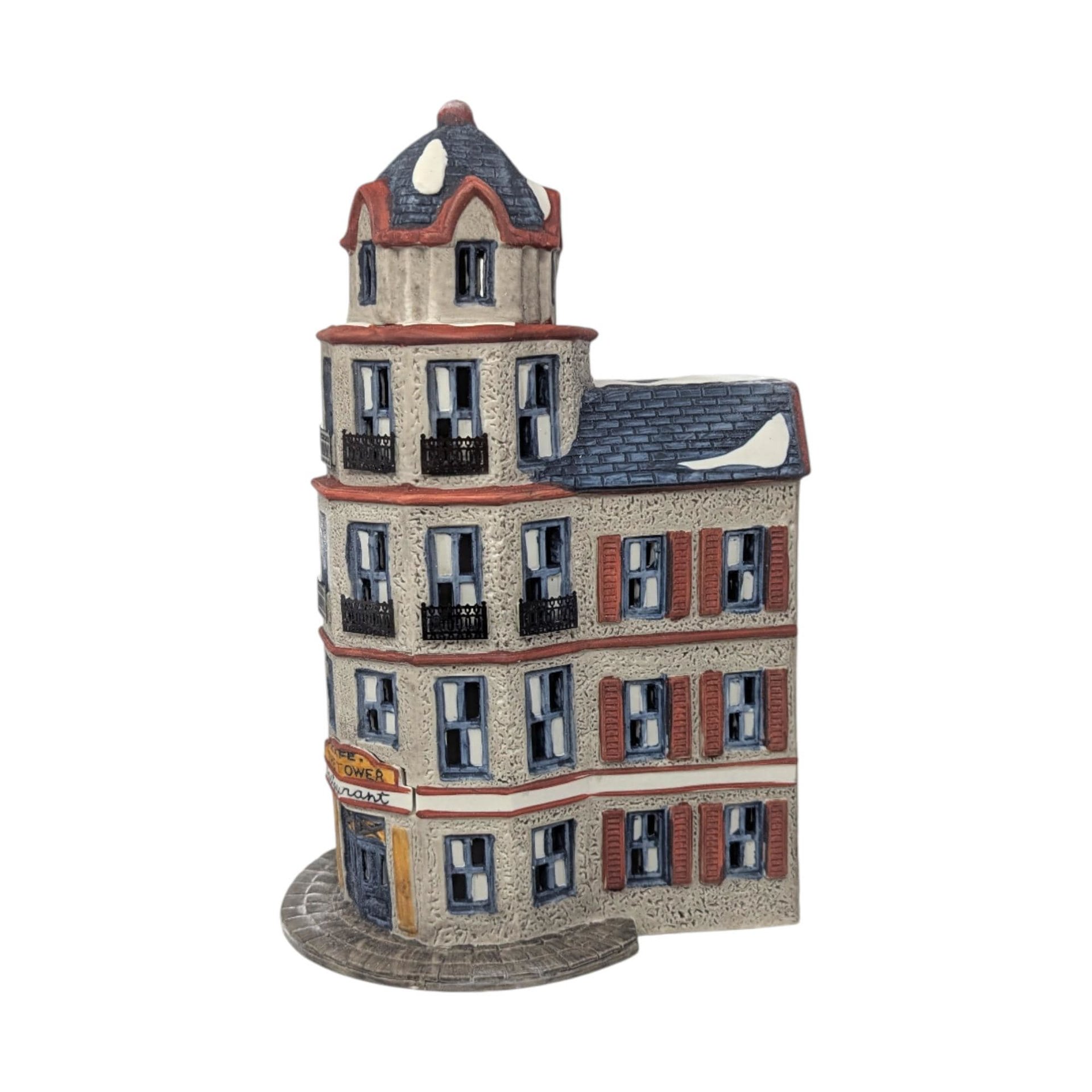 Vintage 1987 The Tower Cafe Building: Dept 56 Christmas in the City