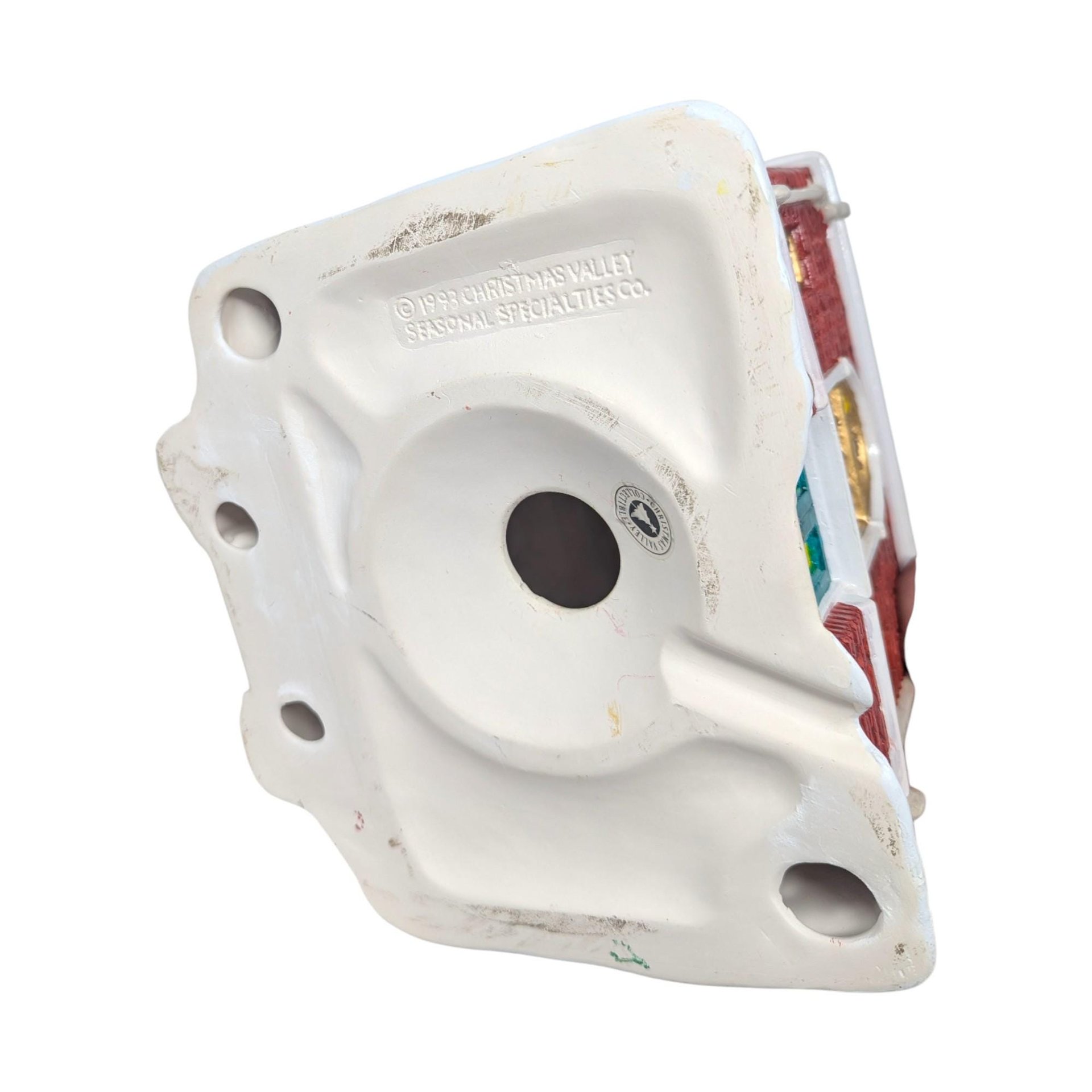 Vintage 1993 Public Library Building: Christmas Valley Series