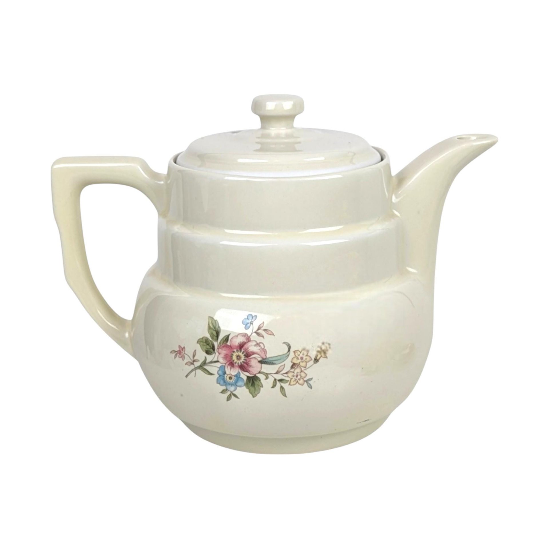 Vintage Hall "Rambling Rose" Drip-O-Lator Coffee Pot