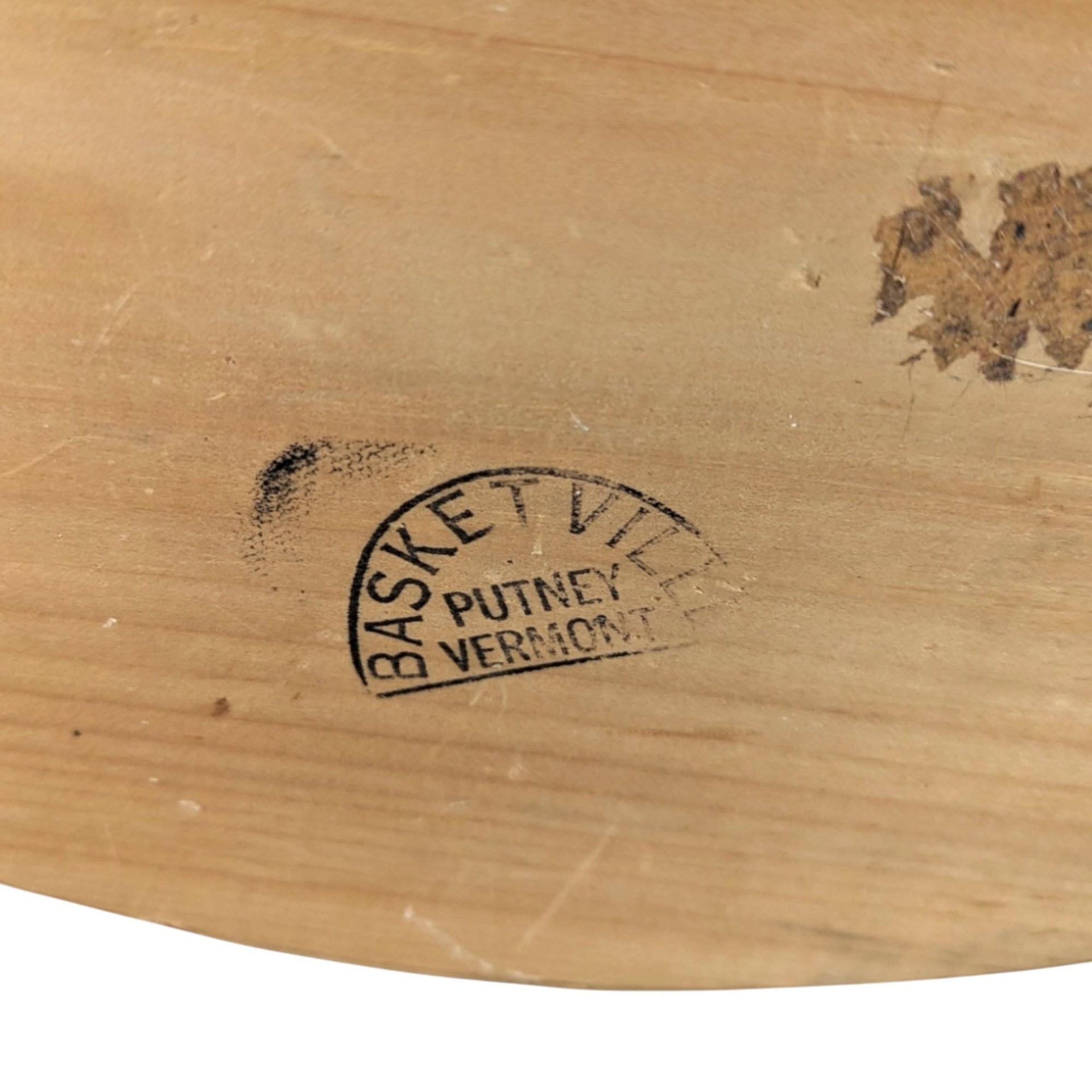 Vintage Basketville Putney Vermont Lidded Basket