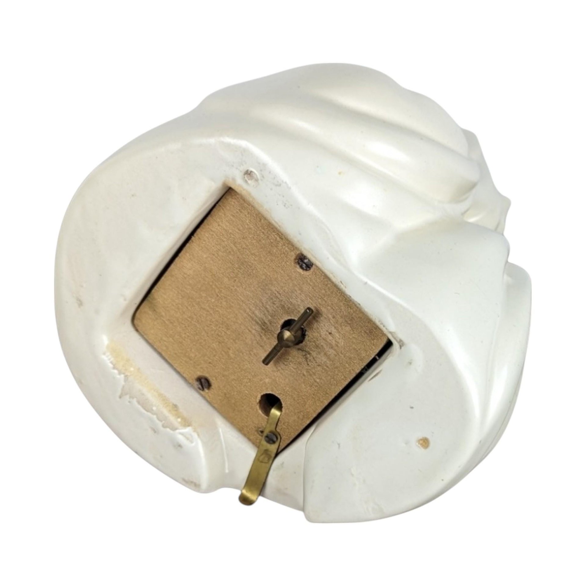 Vintage Pottery Madonna Music Box Planter