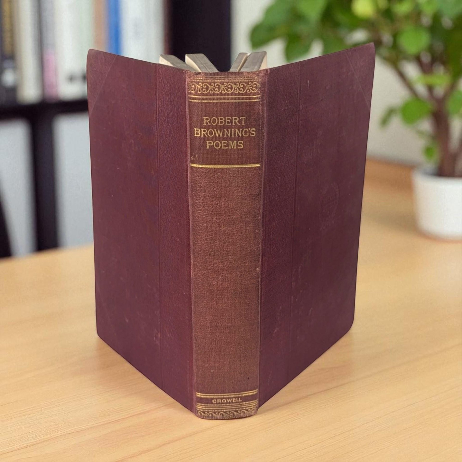 1896 Robert Browning's Poems, Thomas Y Crowell