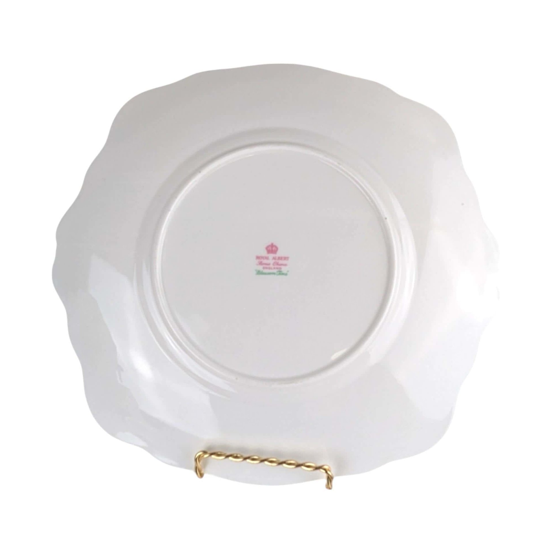 Vintage Royal Albert Blossom Time Choice: Square Cake Plate or Oval Dish