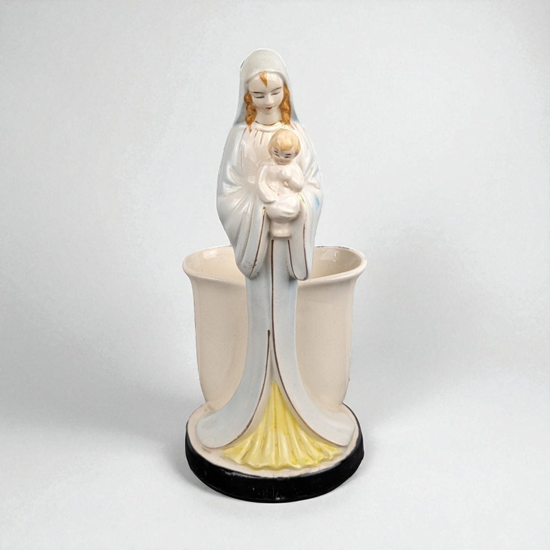 Vintage Artmark Madonna and Child Planter