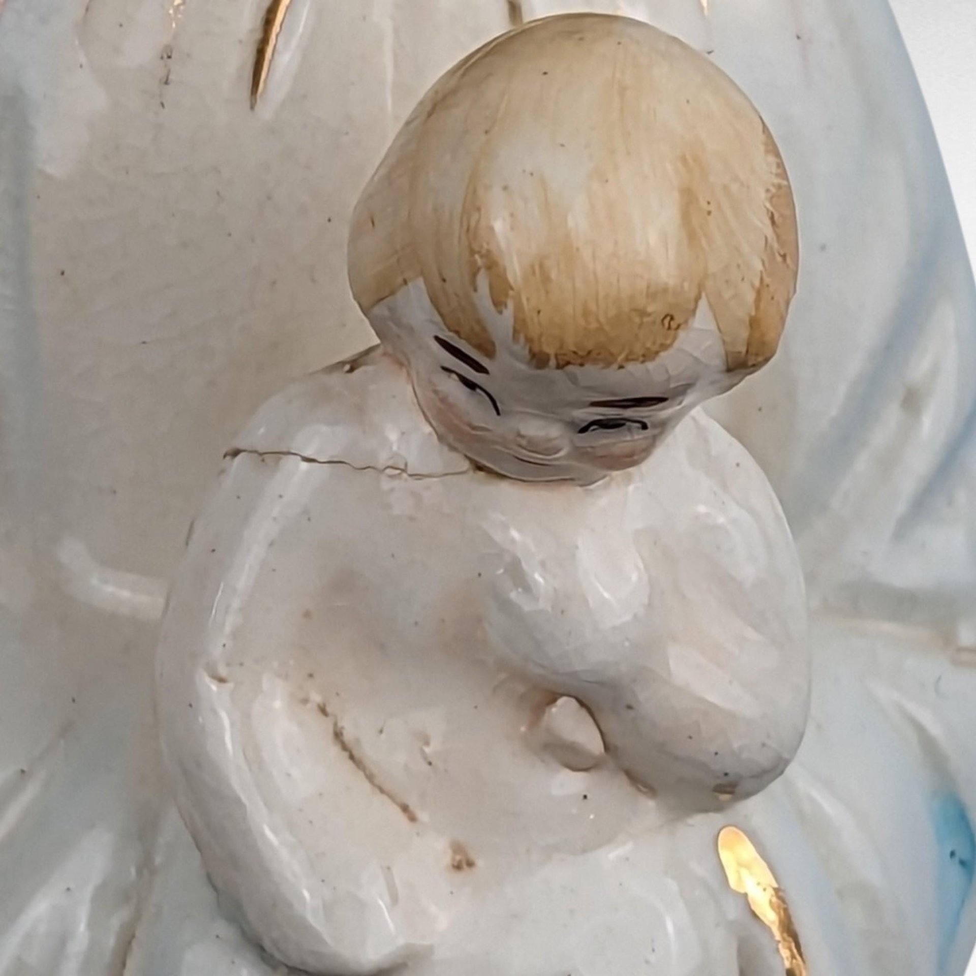 Vintage Artmark Madonna and Child Planter