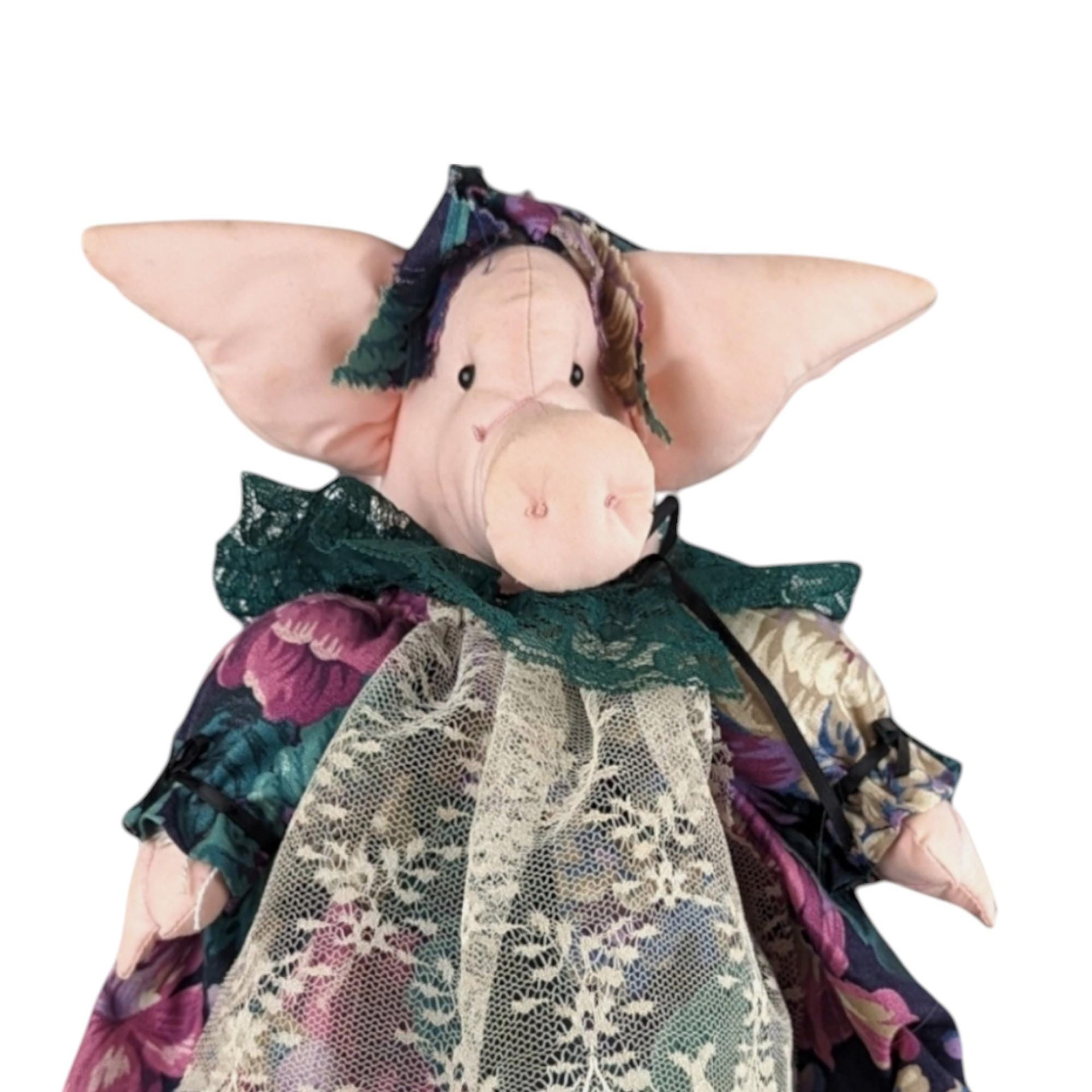 Vintage Handmade Pig Jar Cover