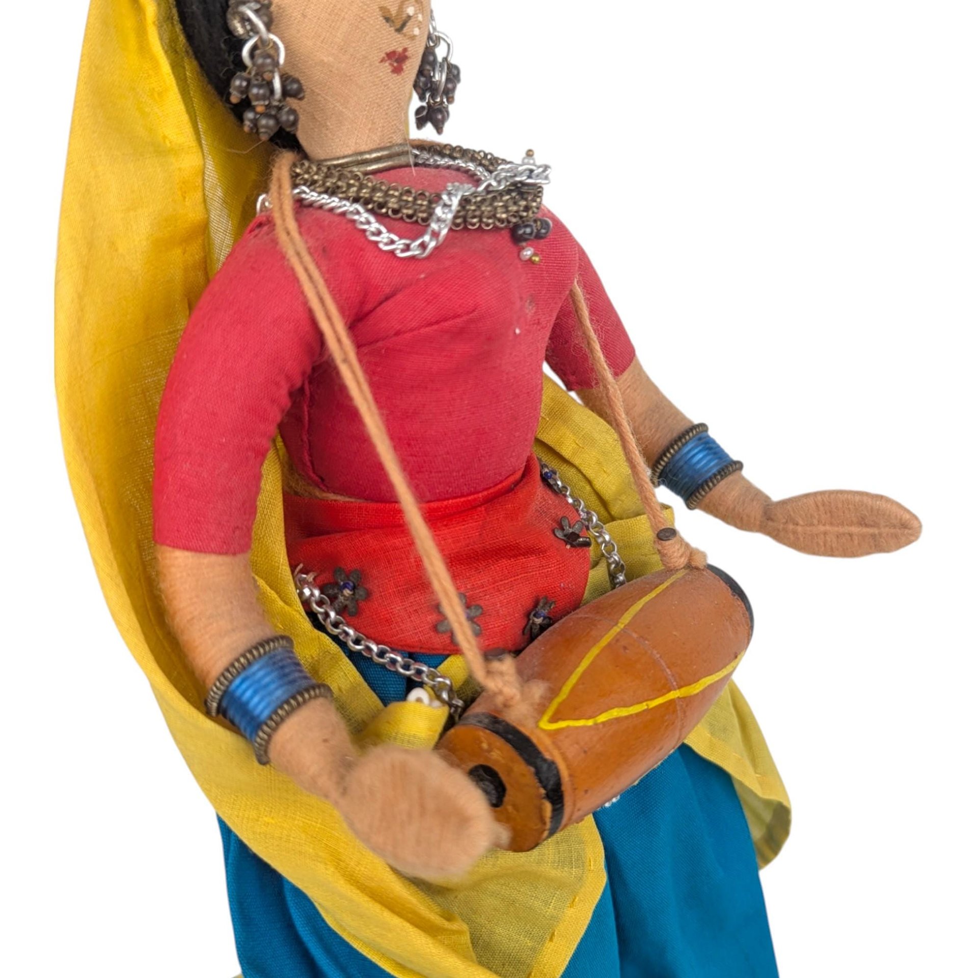 Vintage Ethnic Musician Doll