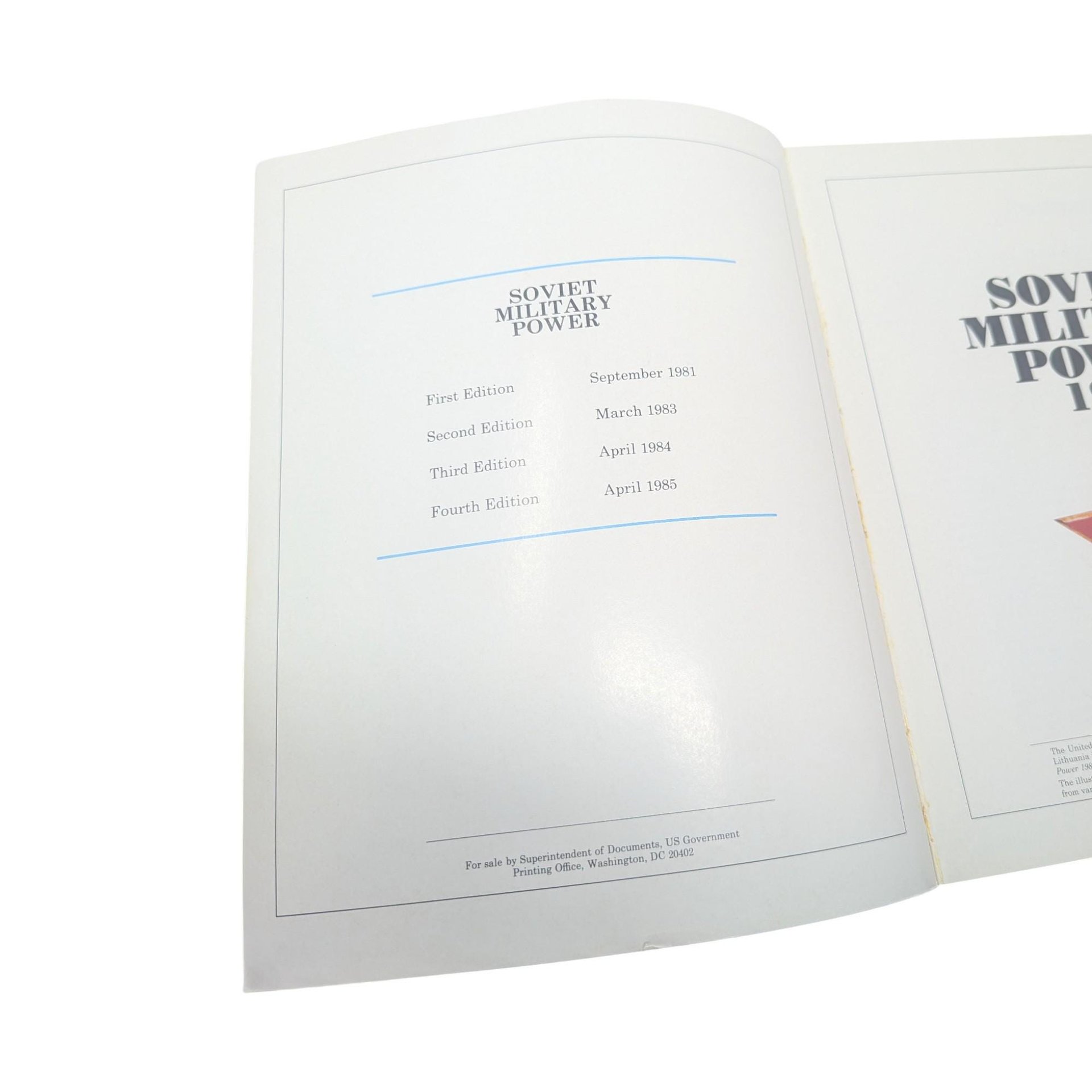 Vintage 1980s Soviet Military Power & Naval Books: Dept of Defense