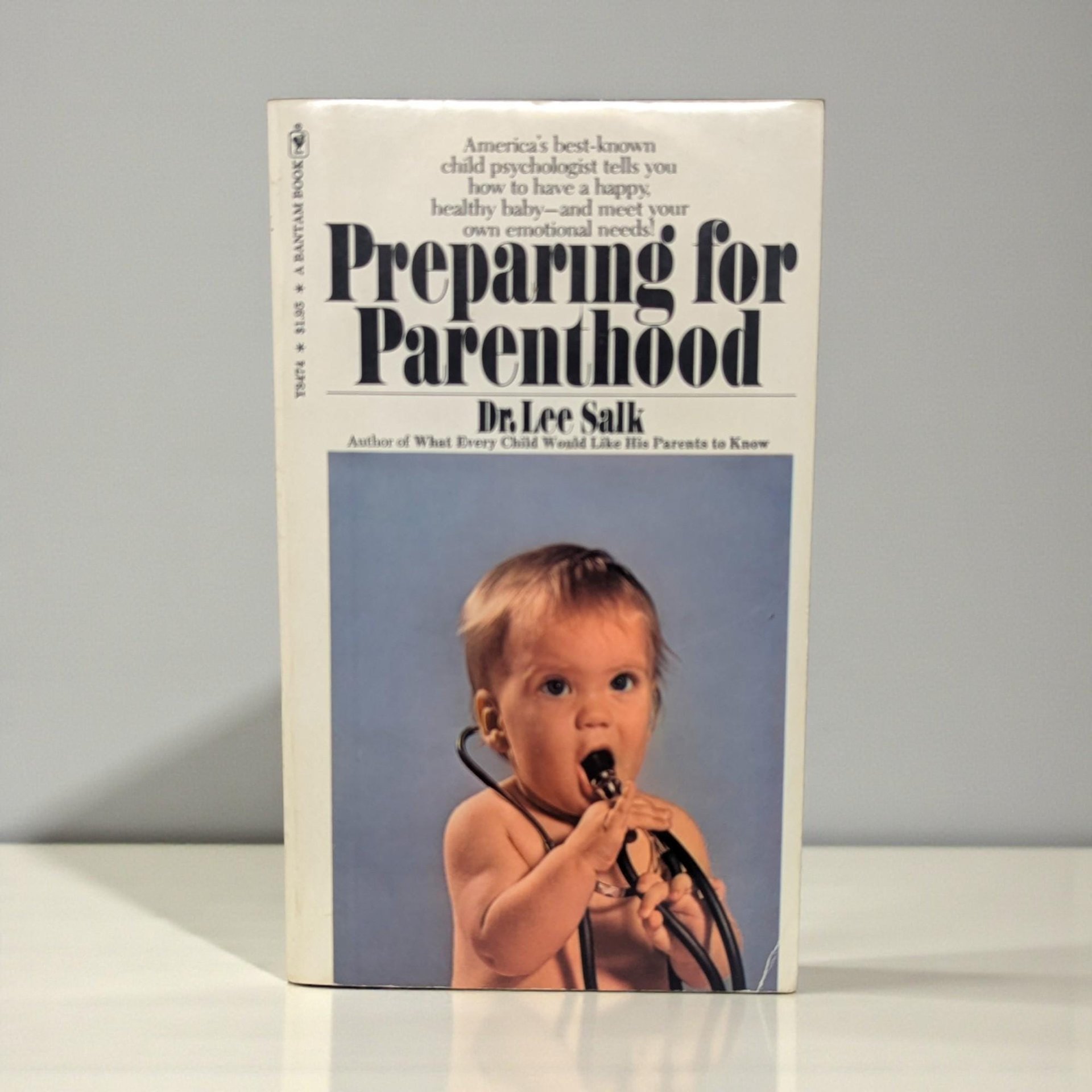 Vintage 1975 Preparing for Parenthood: Dr. Lee Salk Paperback Book