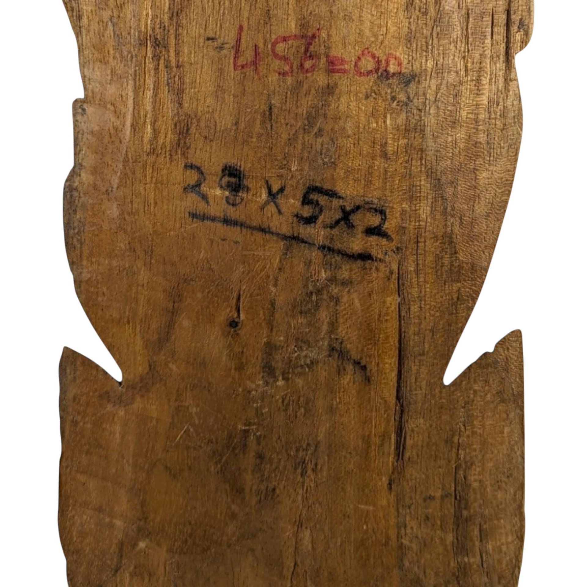 Vintage 27" Hand Carved Woman Statue