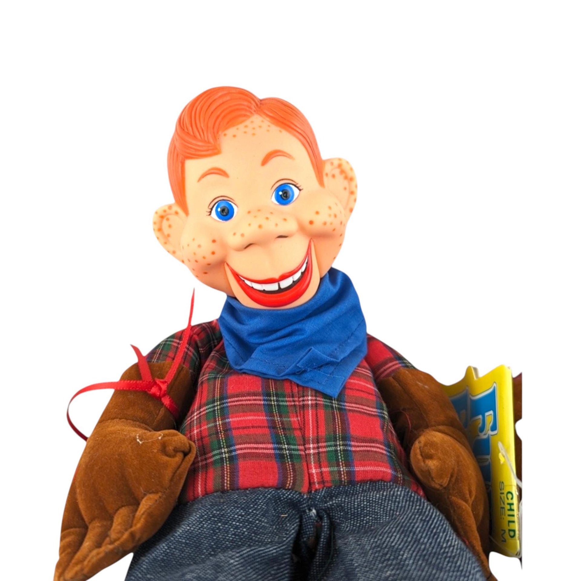 1988 Carousel Howdy Doody Slippers: Child Size Medium