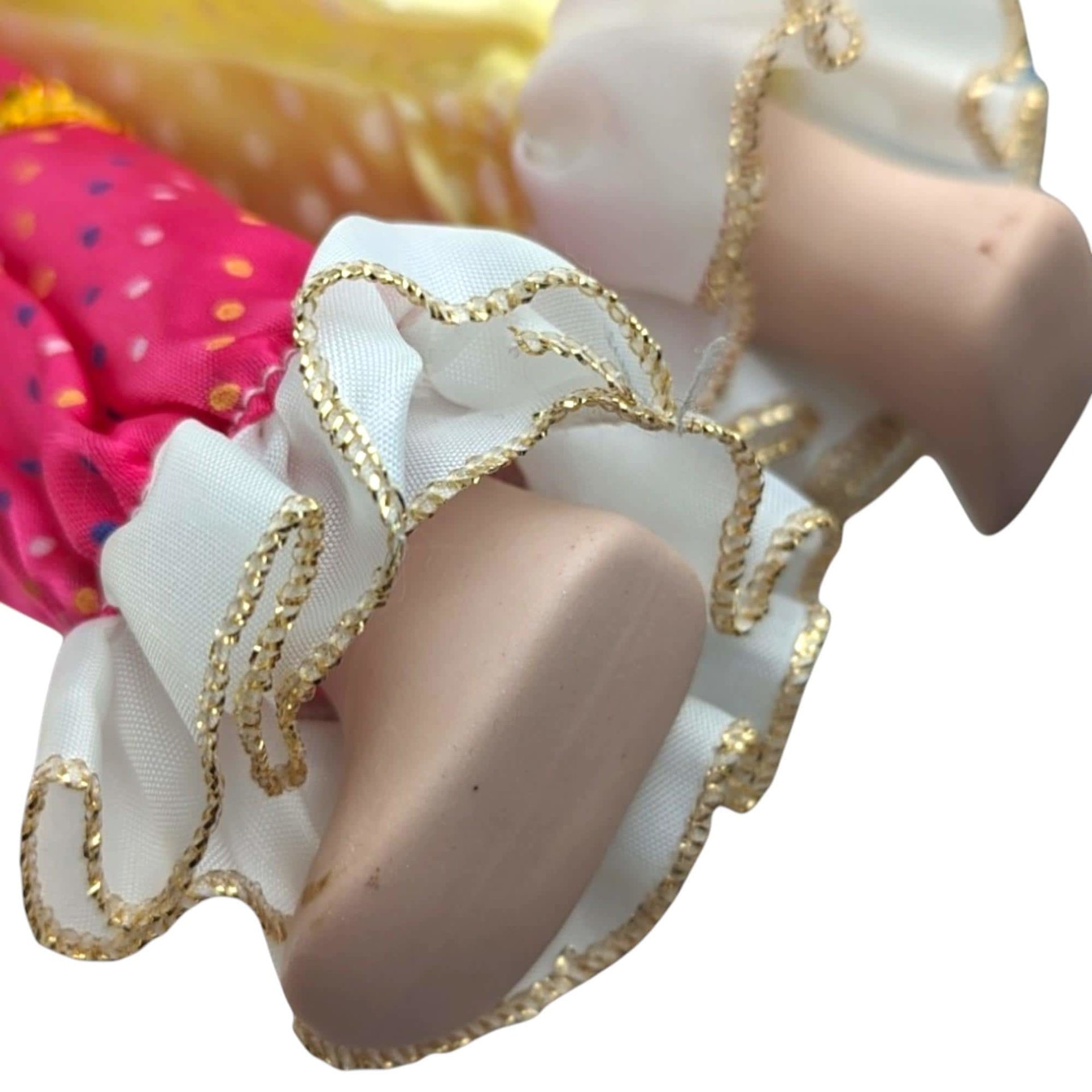 Vintage 19" Harlequin Jester Doll