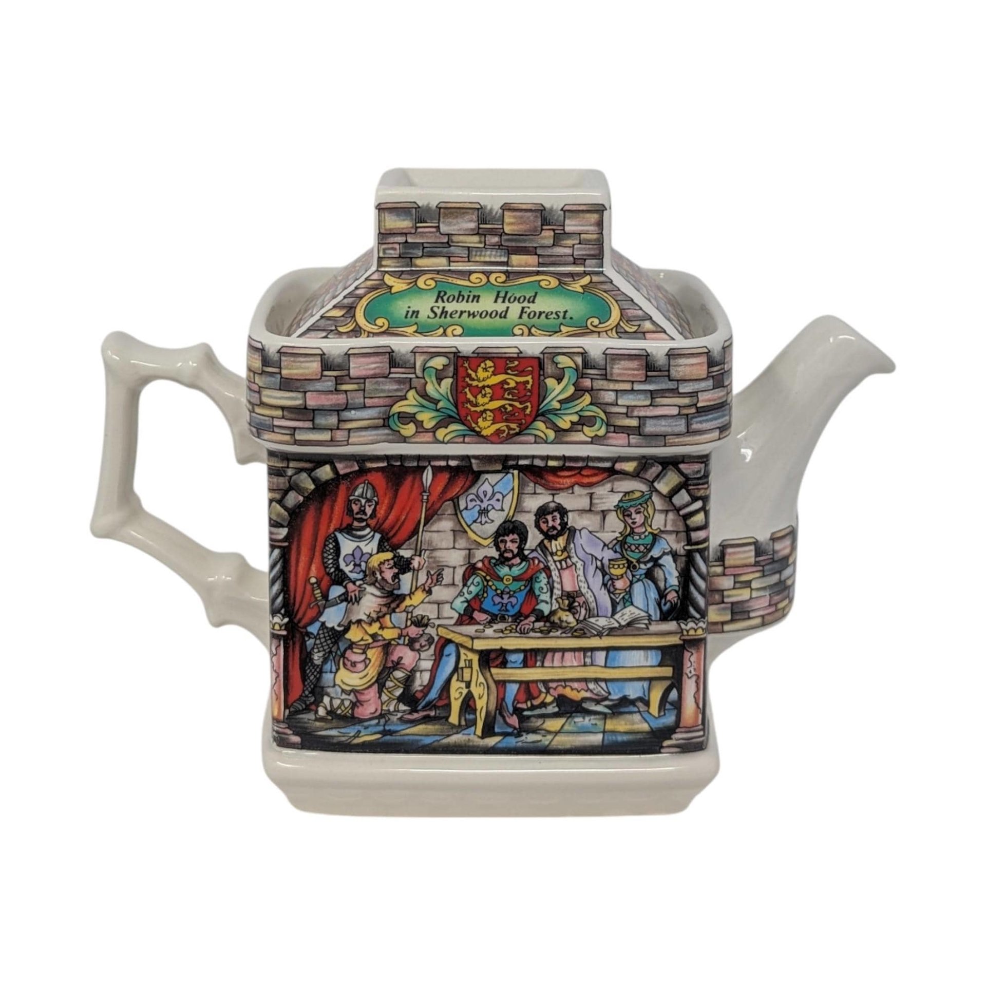 1980s 'Robin Hood & Sherwood Forest' Sadler Porcelain Teapot