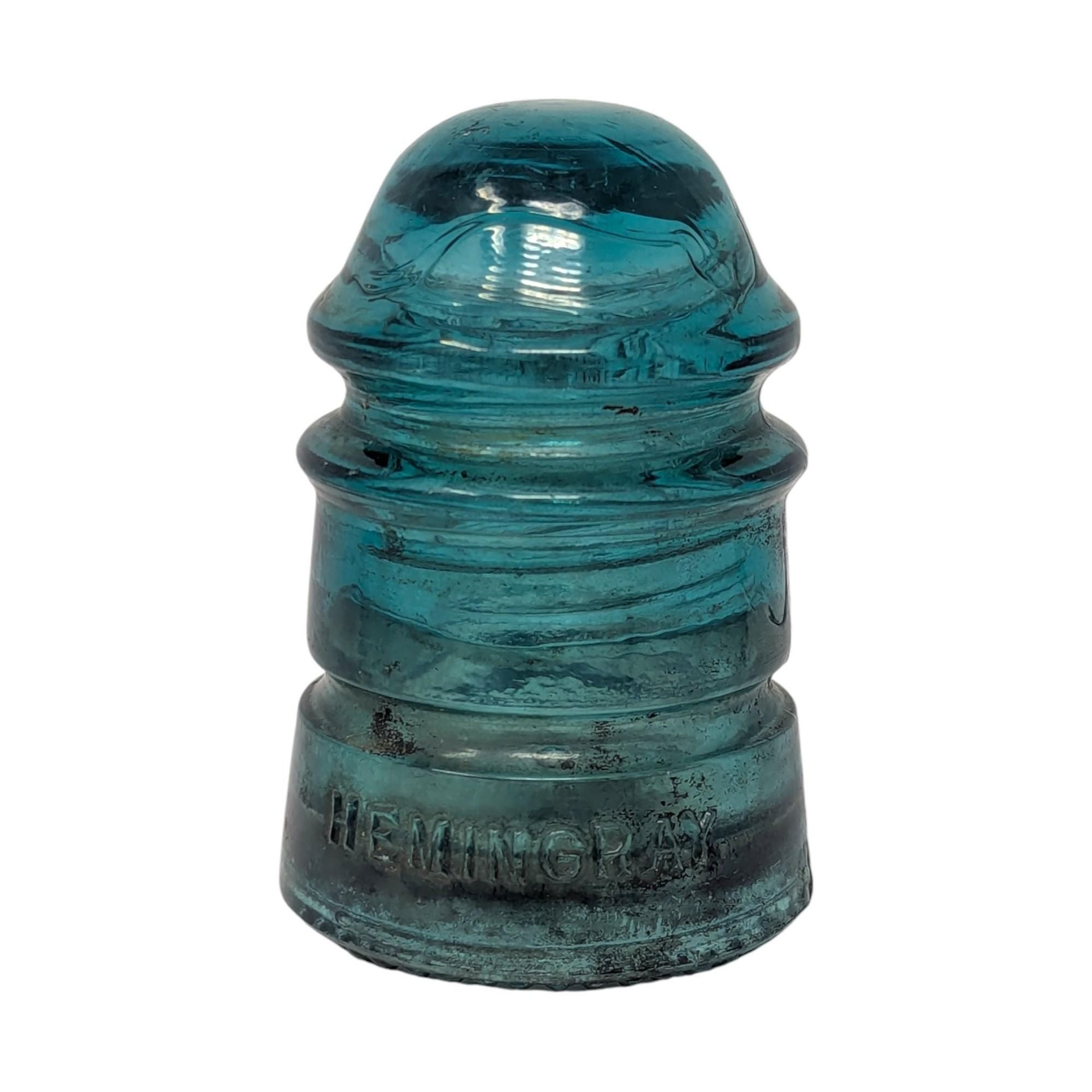 Antique and Vintage Glass Insulator Choice: Hemingray Brookfield Locke Industrial Decor