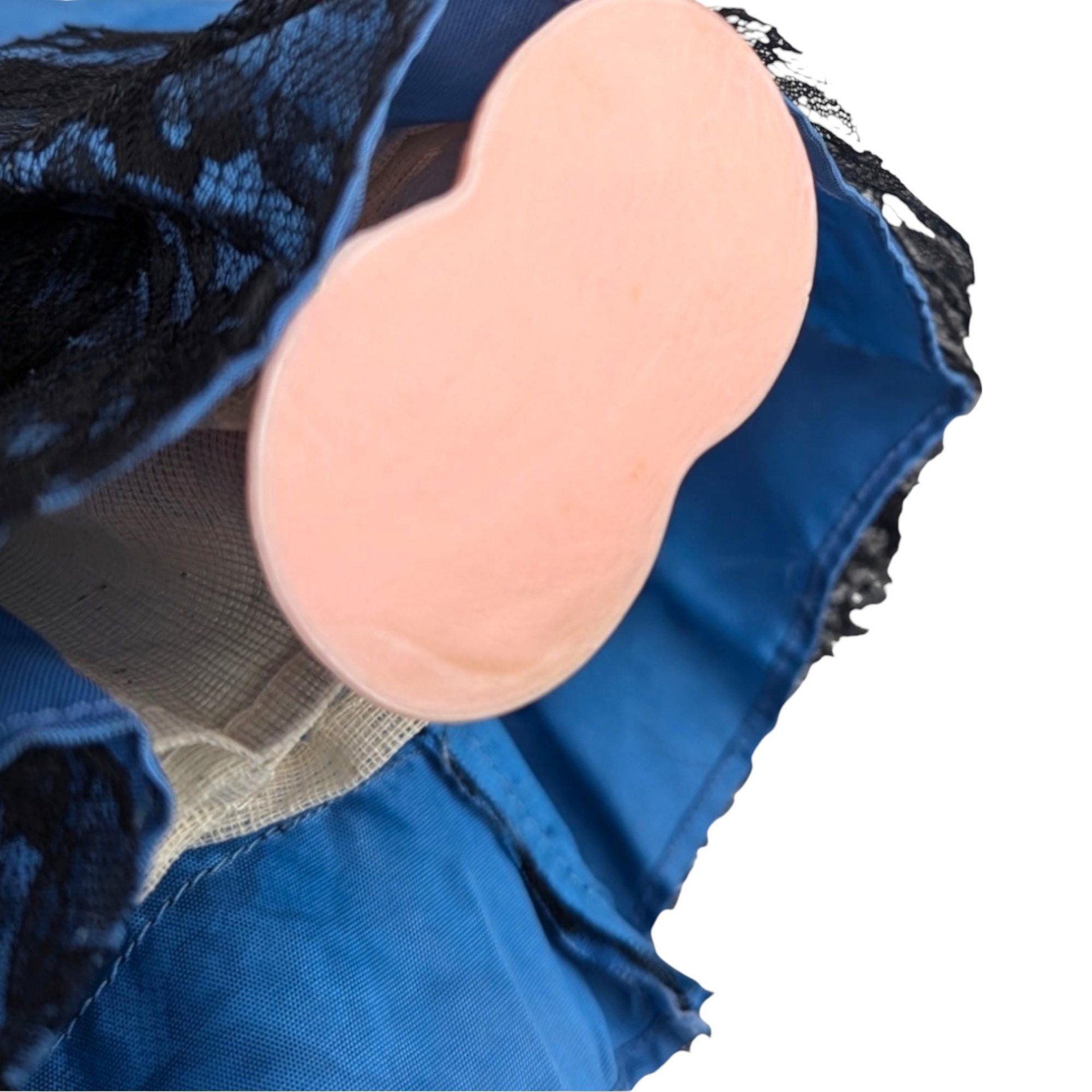 Vintage Spanish Woman in Blue Dress