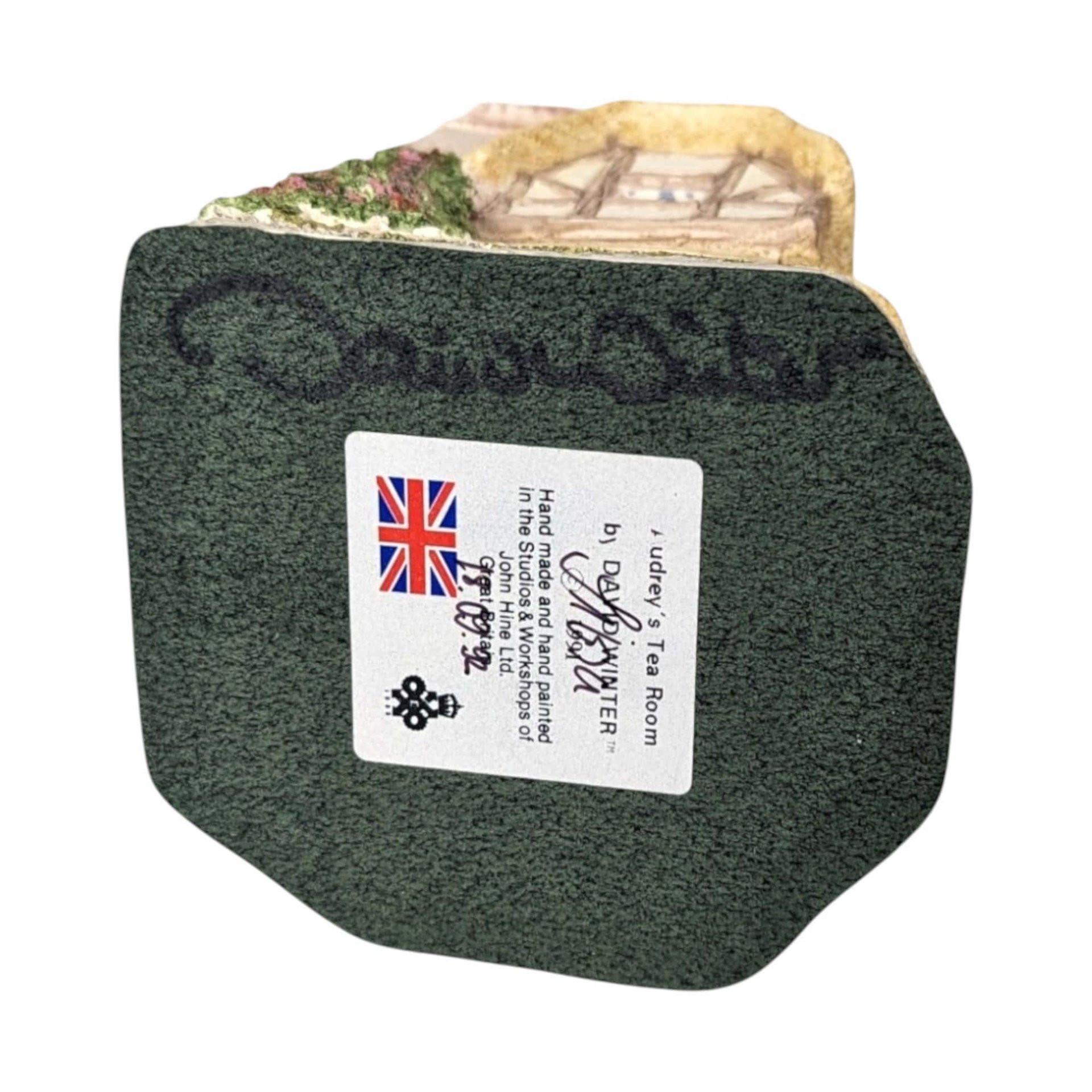 1991 Signed David Winter Audrey's Tea Room