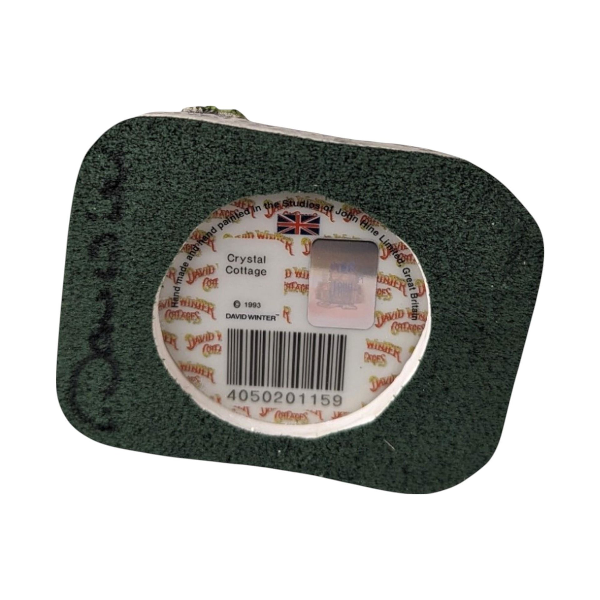 1993 Signed David Winter Crystal Cottage