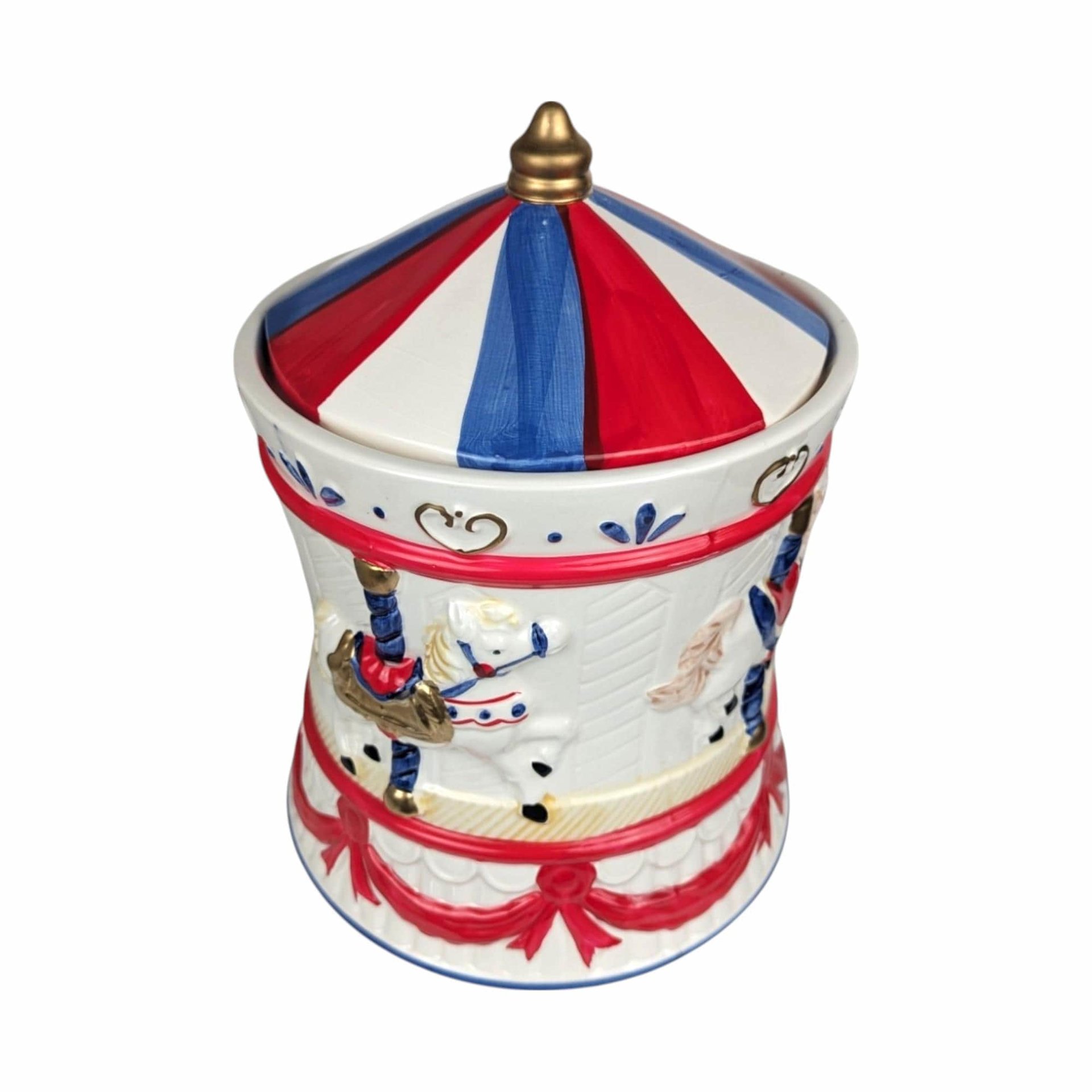 Vintage AMC Carousel Musical Cookie Jar