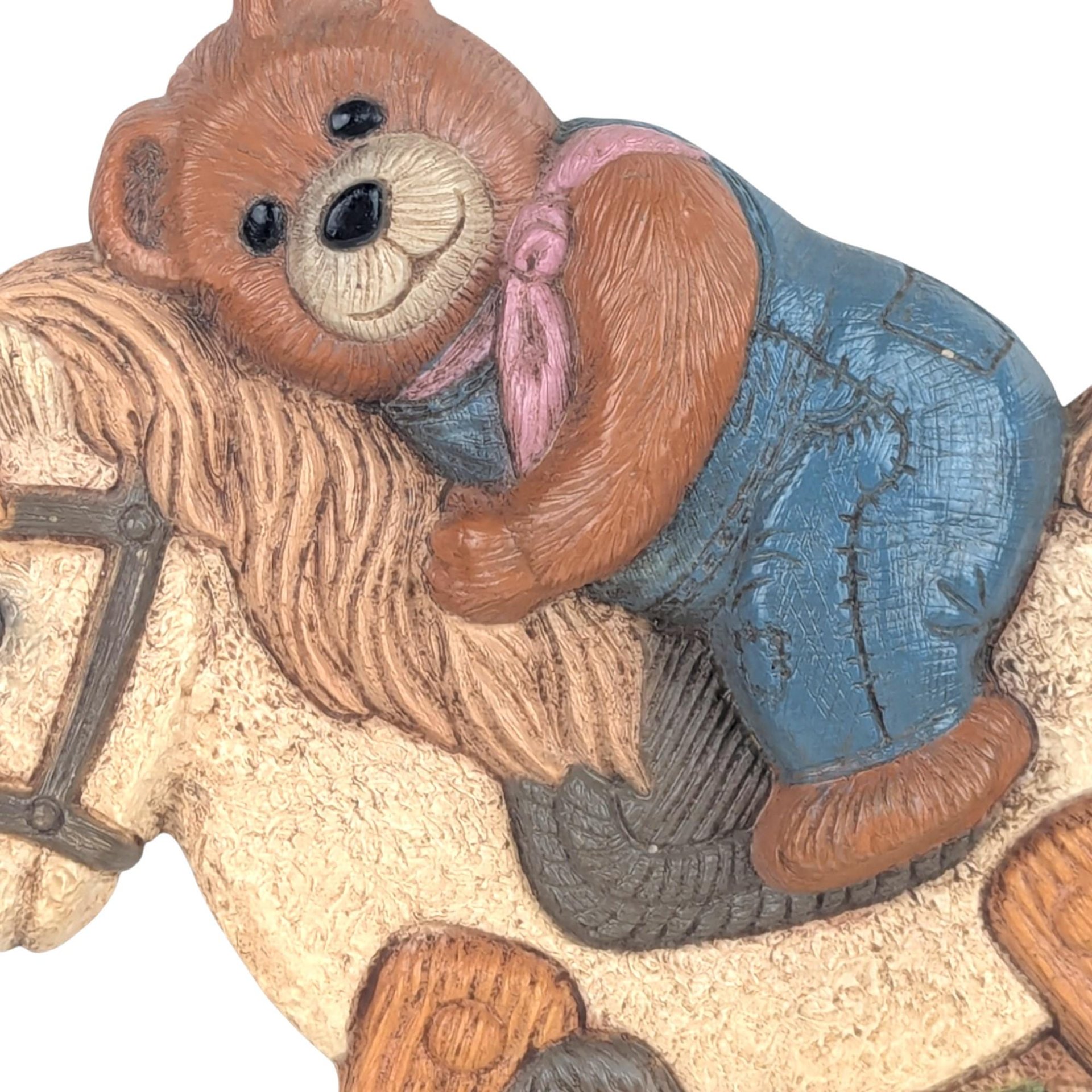 Vintage Frankie's Designs Rocking Horse Wall Hanging