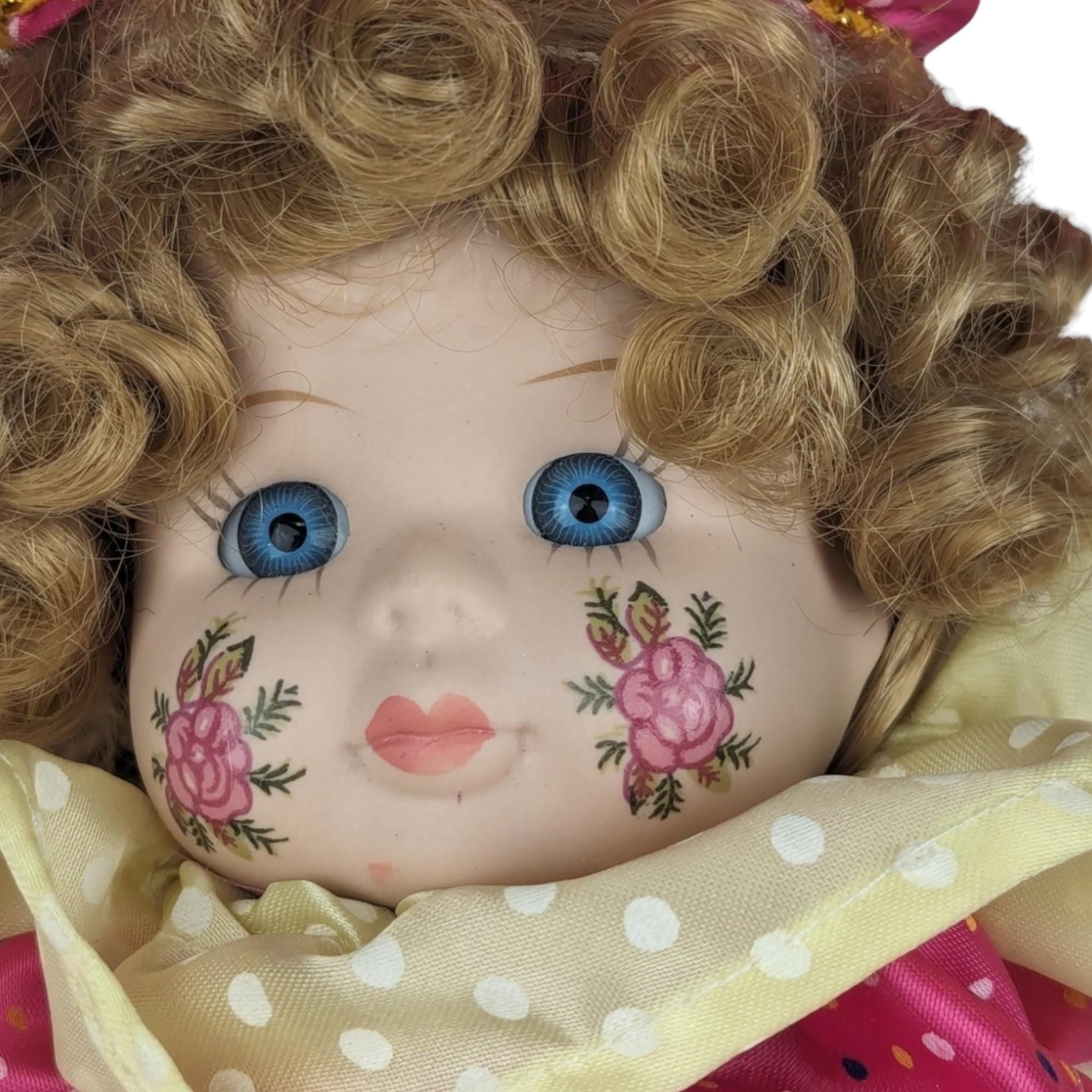 Vintage Artmark Painted Face Jester Doll
