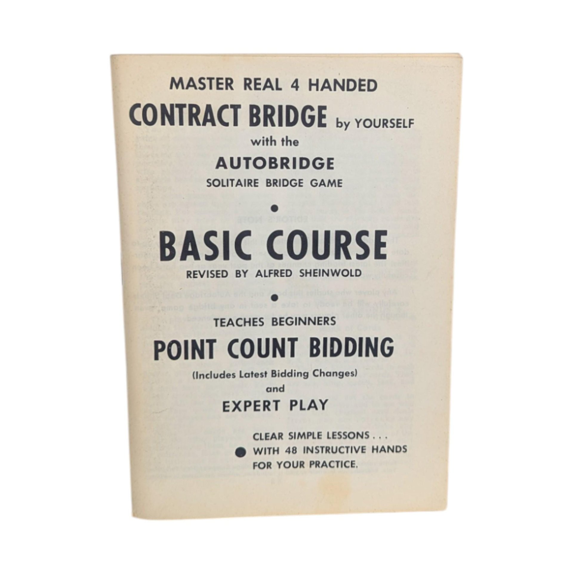1959 Auto Bridge Solitaire Game: Deluxe Pocket Model
