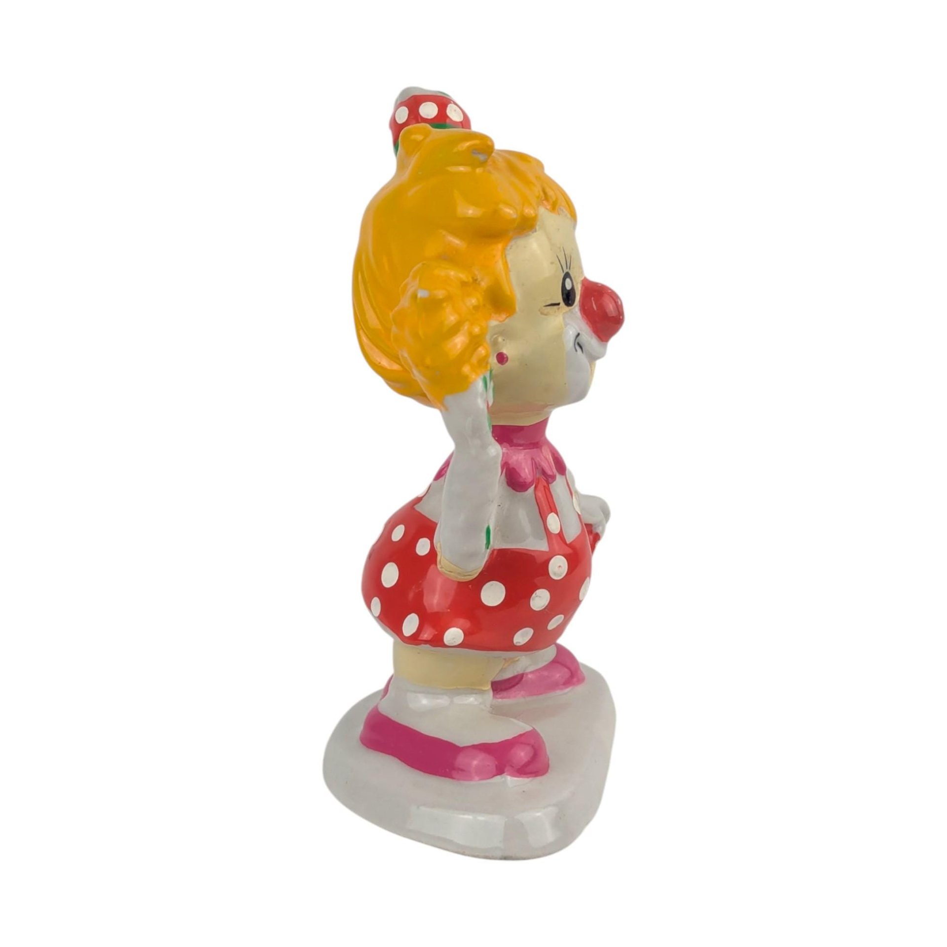 Vintage Edasa Ceramic Clown Figurine