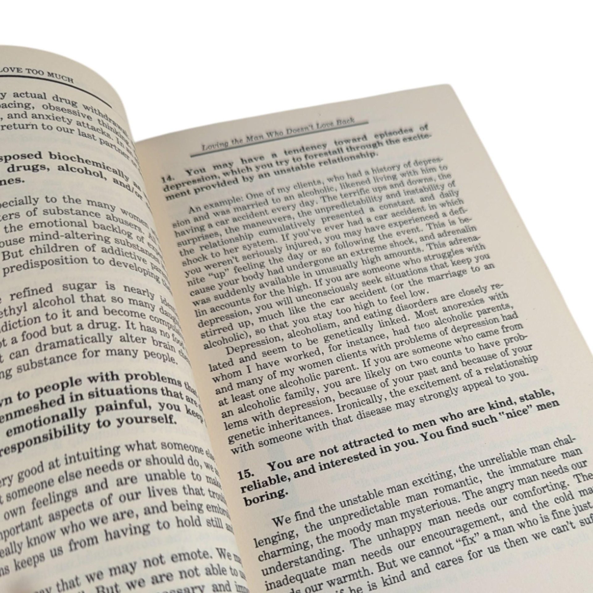 1985 Women Who Love Too Much Hardcover, Robin Norwood