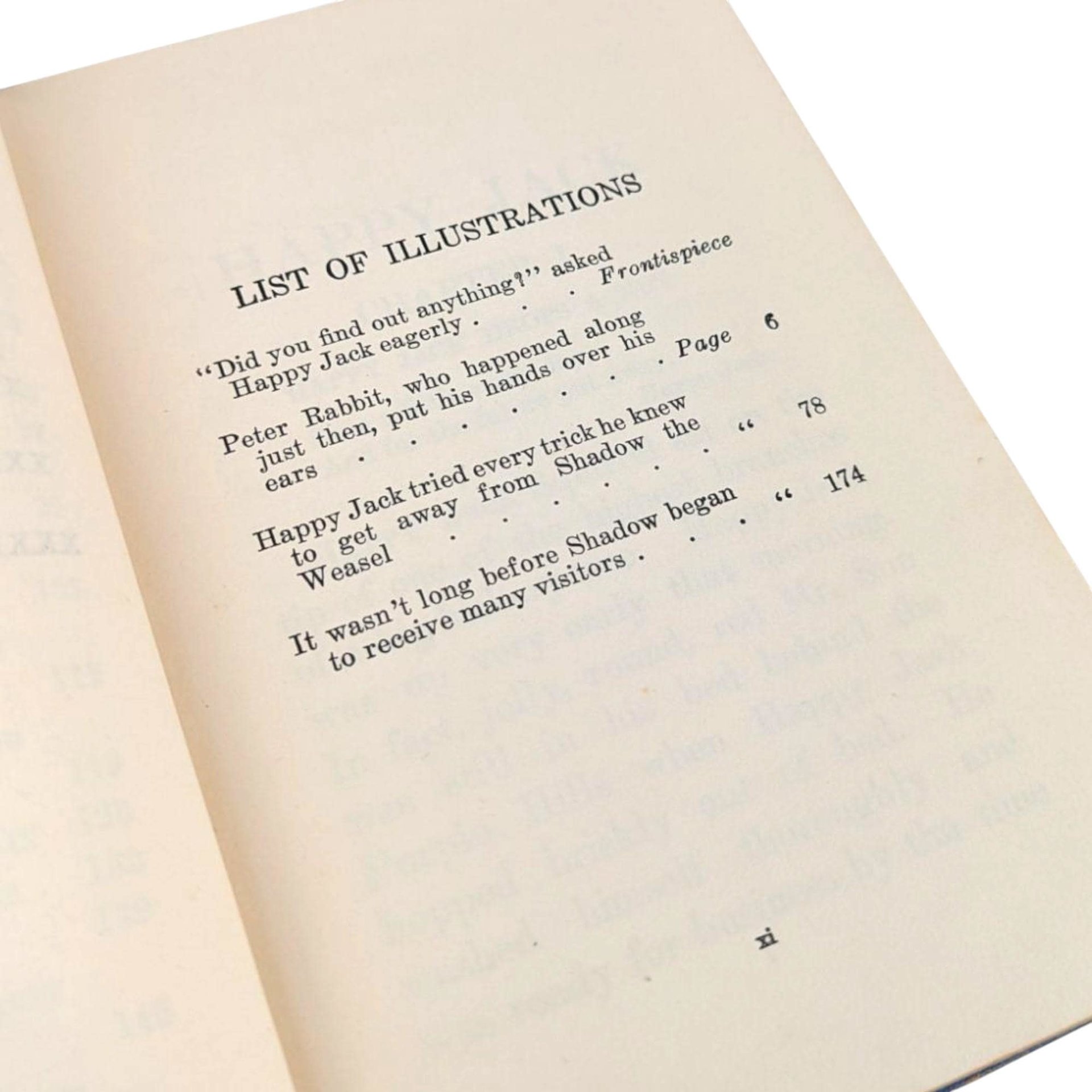 1918 Happy Jack Hardcover Book, Thornton W. Burgess