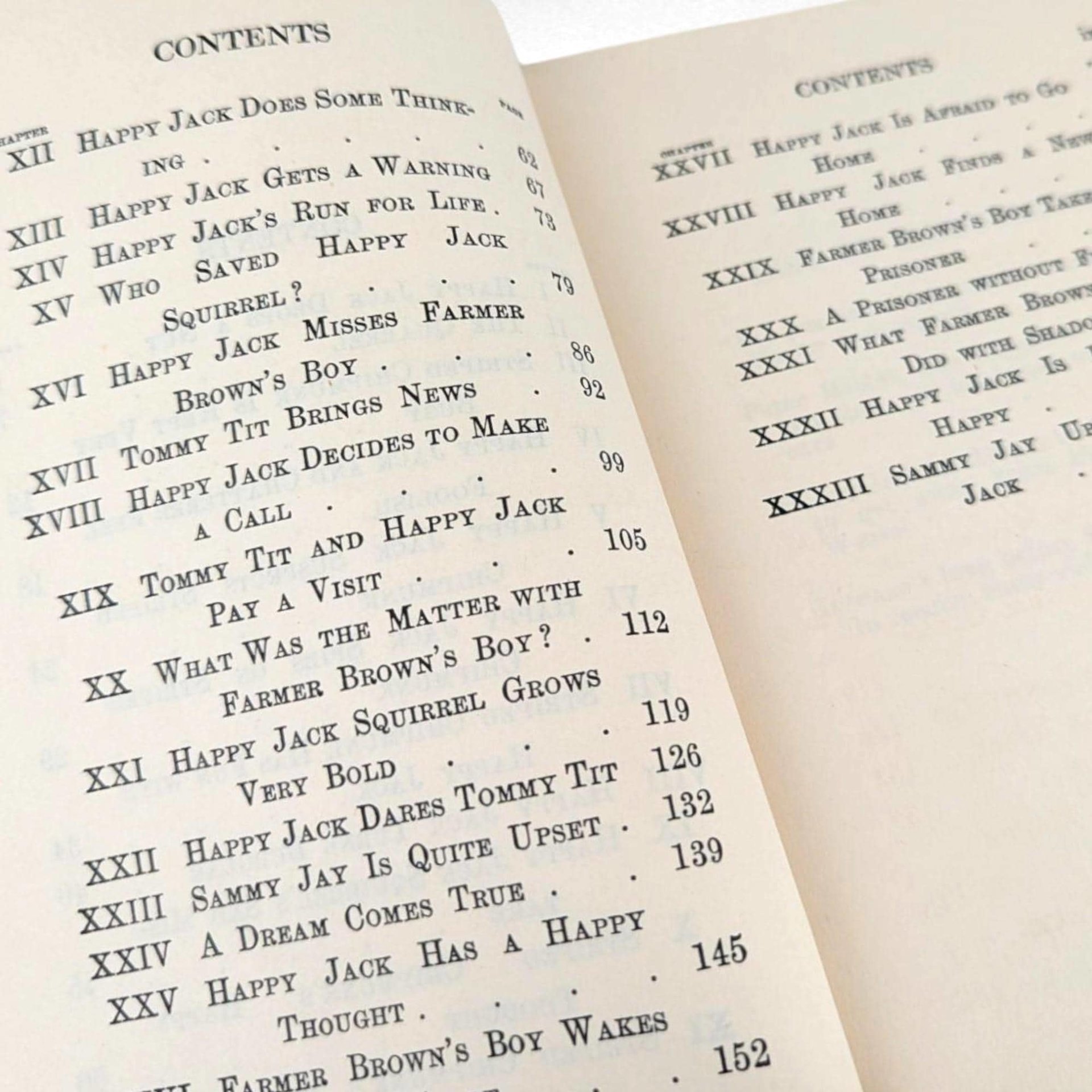 1918 Happy Jack Hardcover Book, Thornton W. Burgess