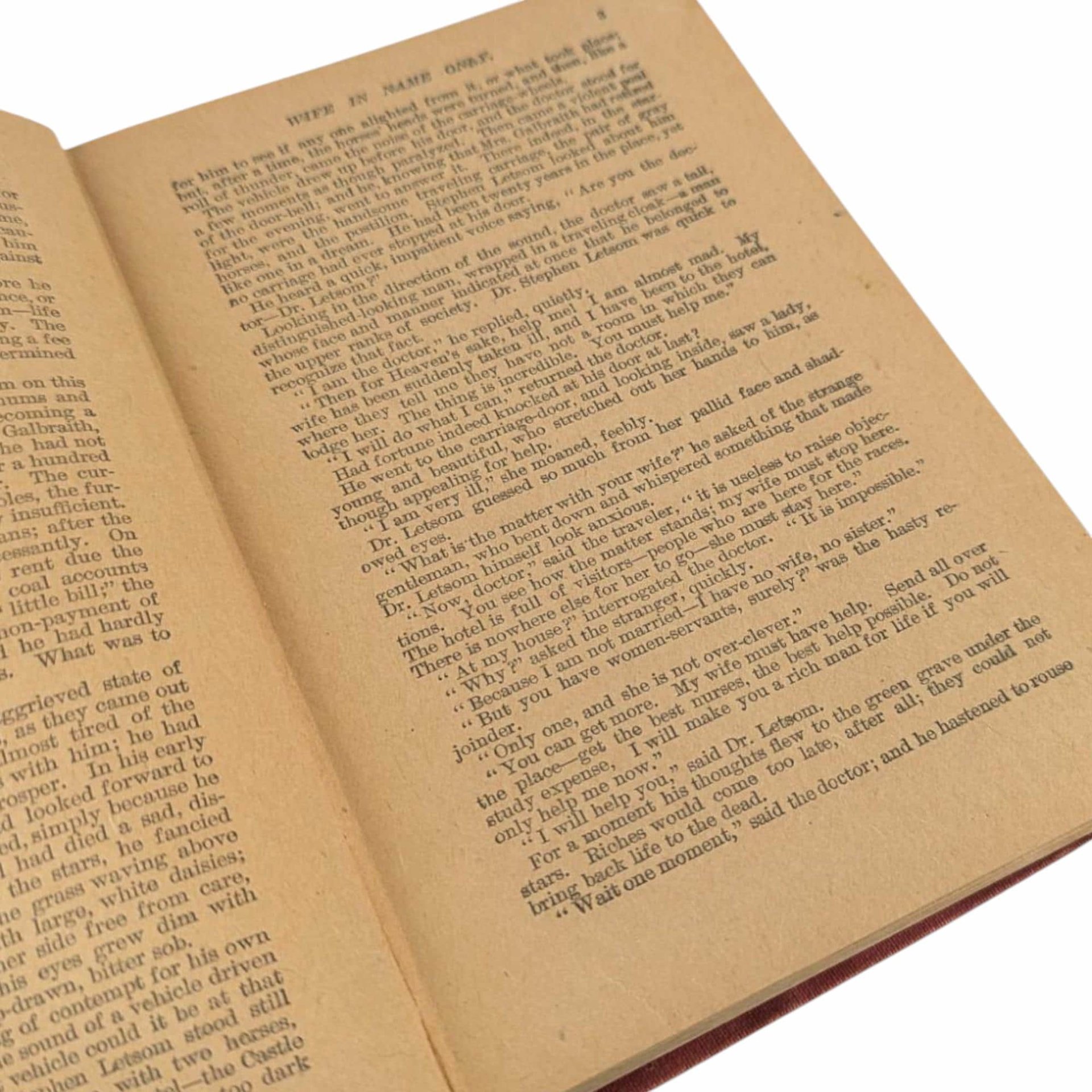 1876 Wife in Name Only Hardcover: Bertha M. Clay