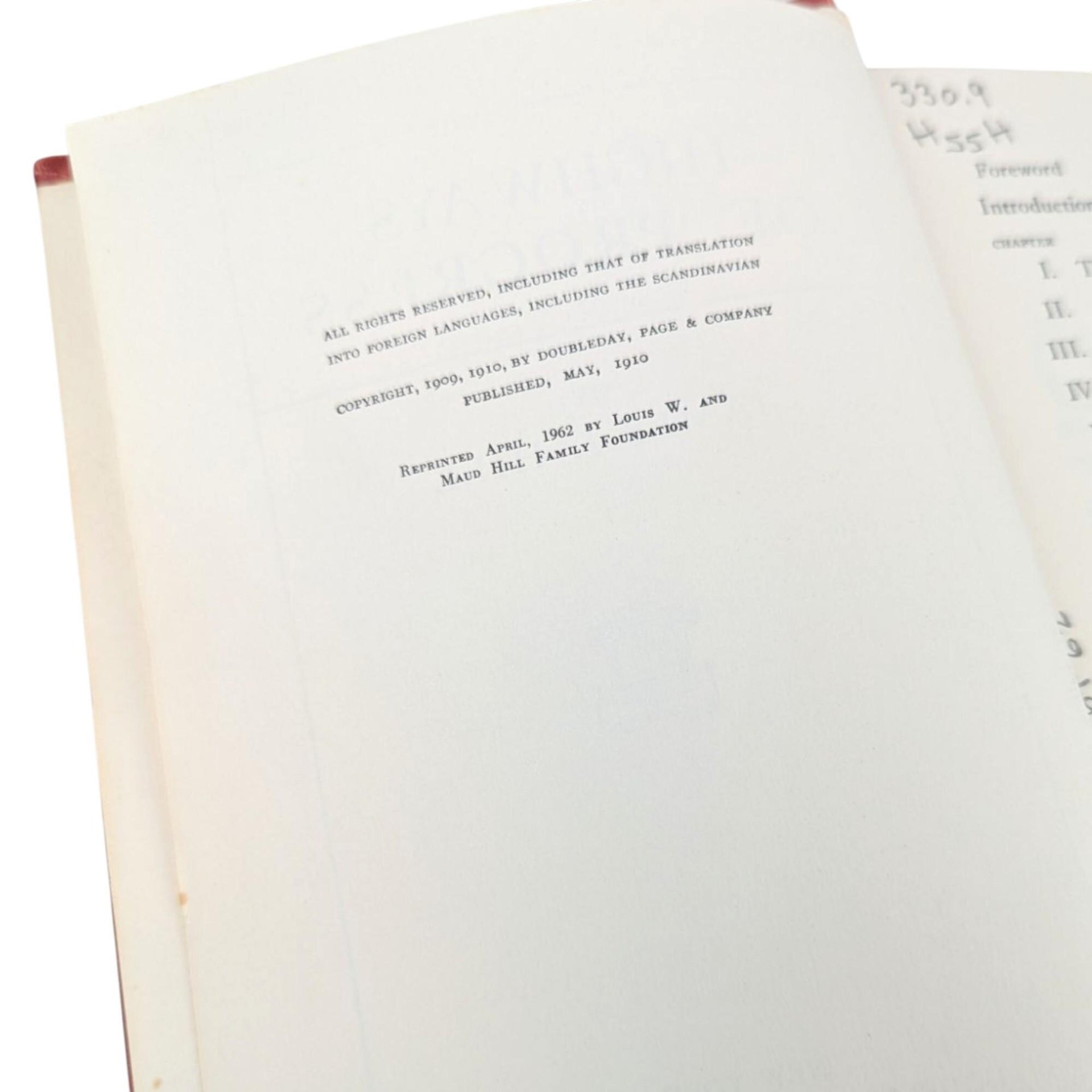 1962 Highways of Progress Hardcover: James J. Hill History