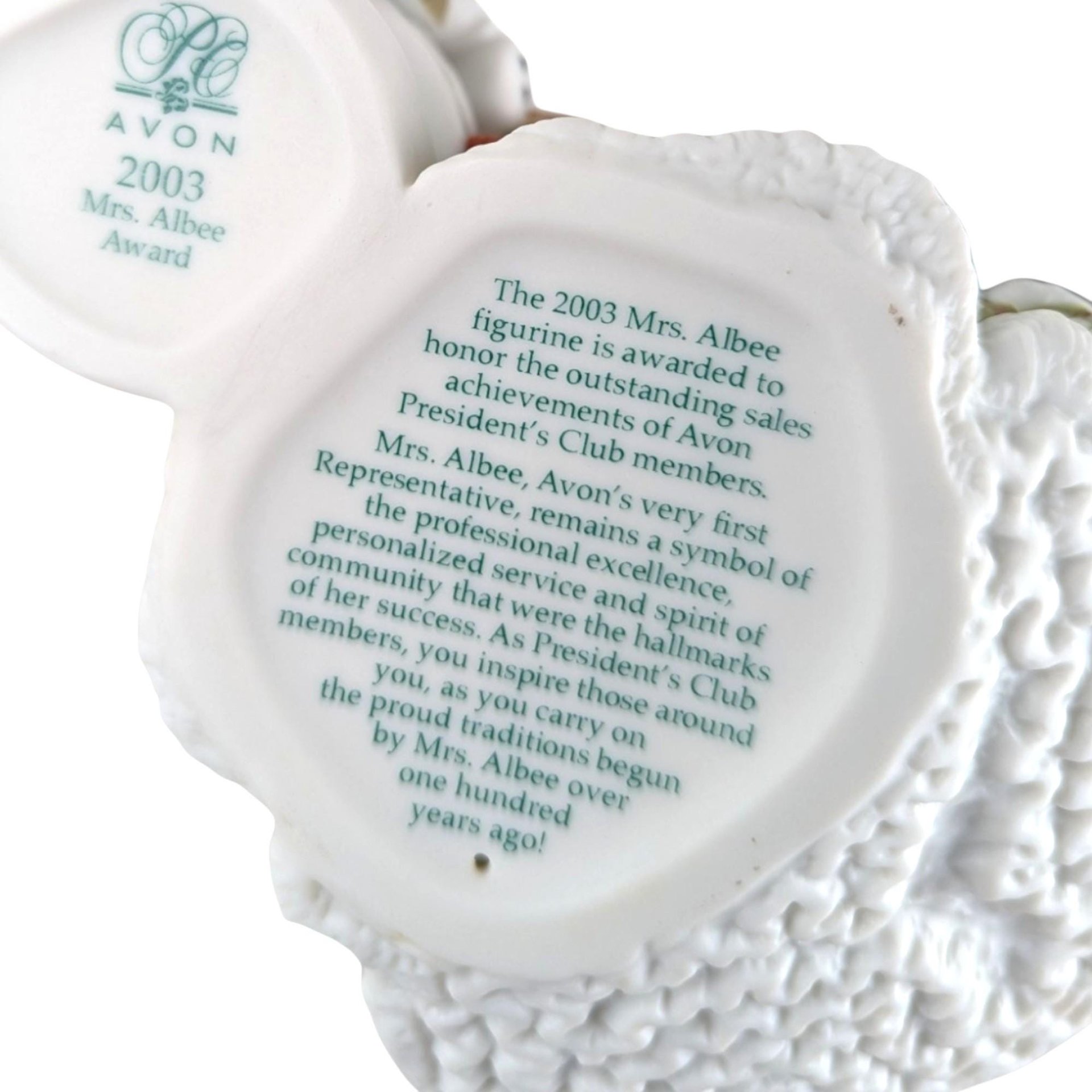 2003 Avon Albee Award Figurine
